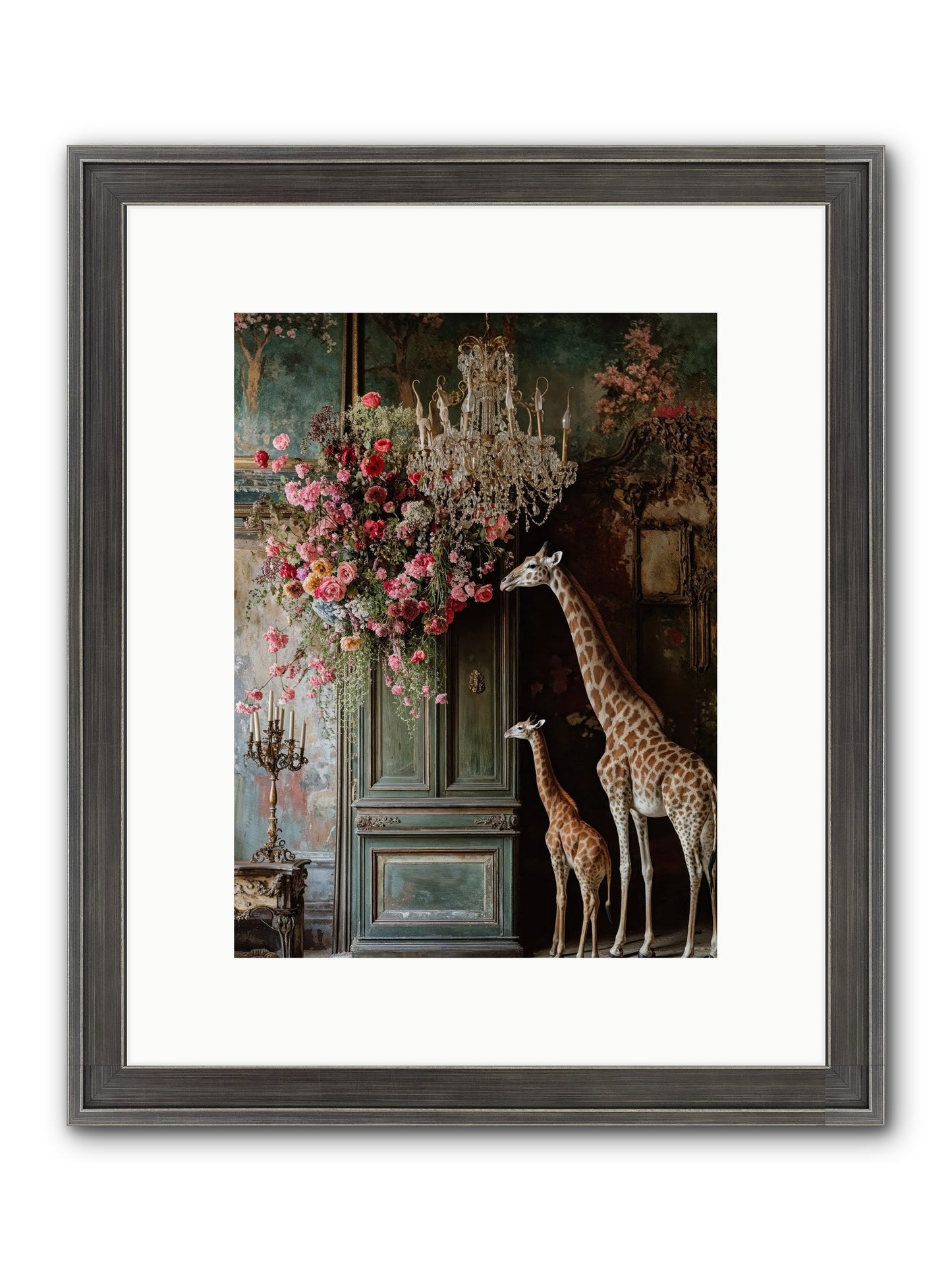 Petal Epicureans Framed Print - Slimwoods Black/Silver 9x12