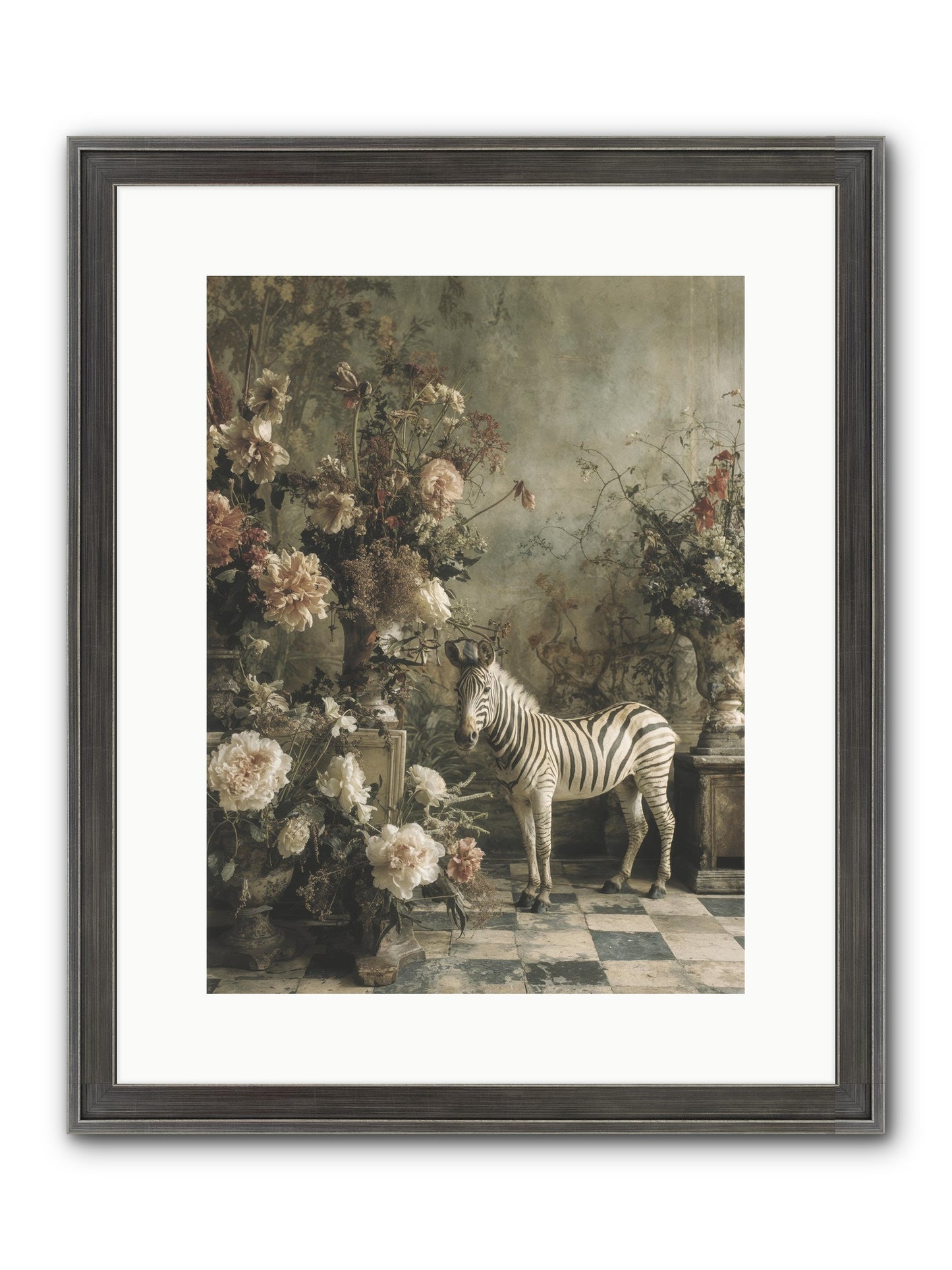 Petals And Possibilities Framed Print - Slimwoods Black/Silver 12x16