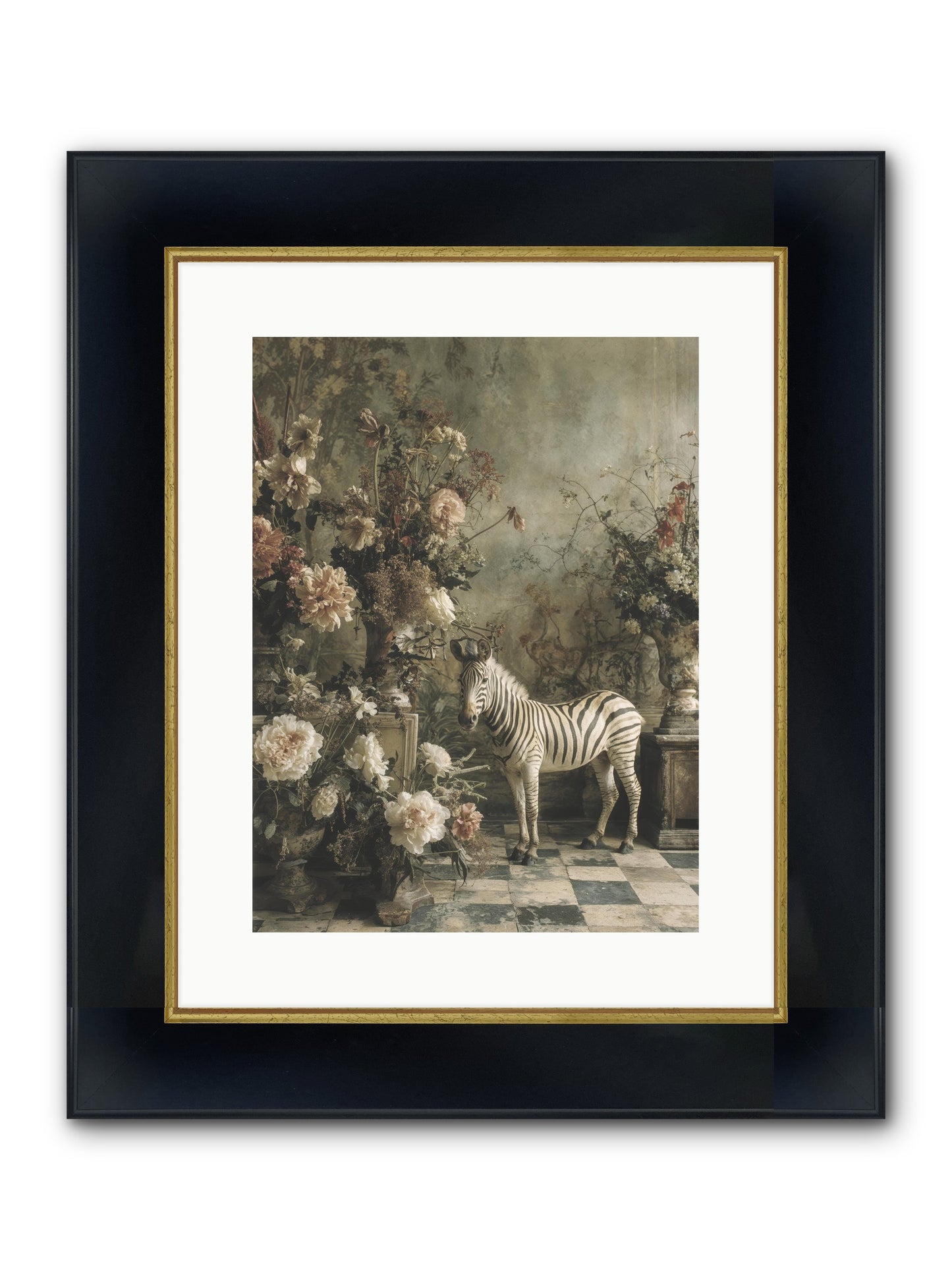 Petals And Possibilities Framed Print - Wide Black w/Gold 12x16