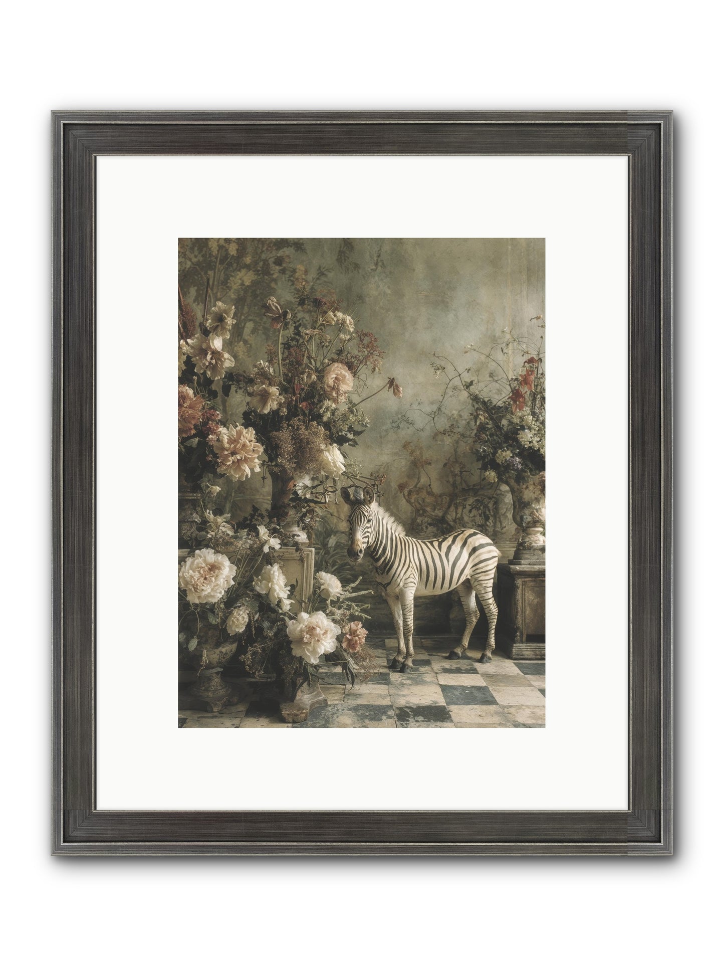 Petals And Possibilities Framed Print - Slimwoods Black/Silver 9x12