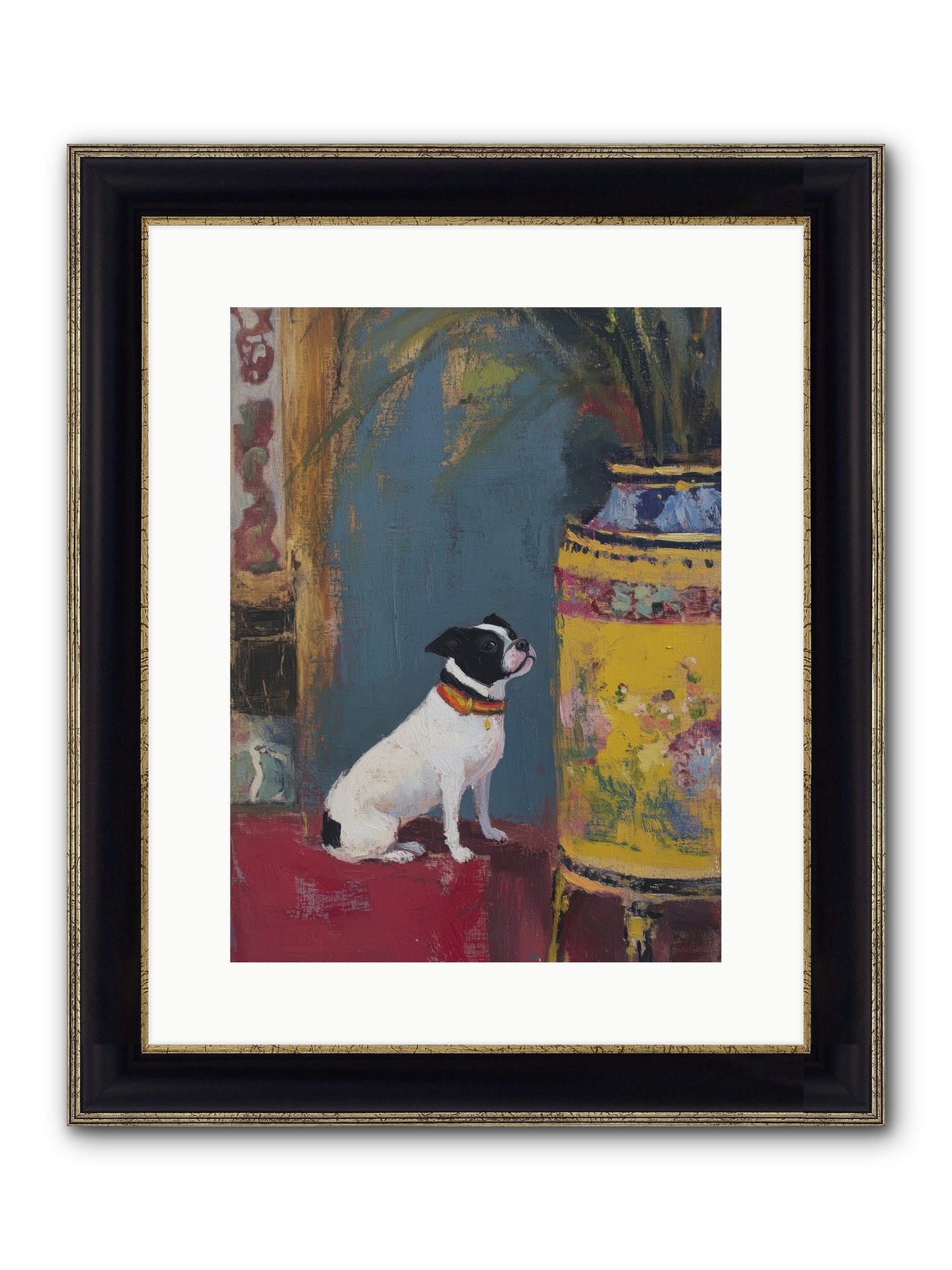 Petite Perfection Framed Print - Black & Gold 12x16