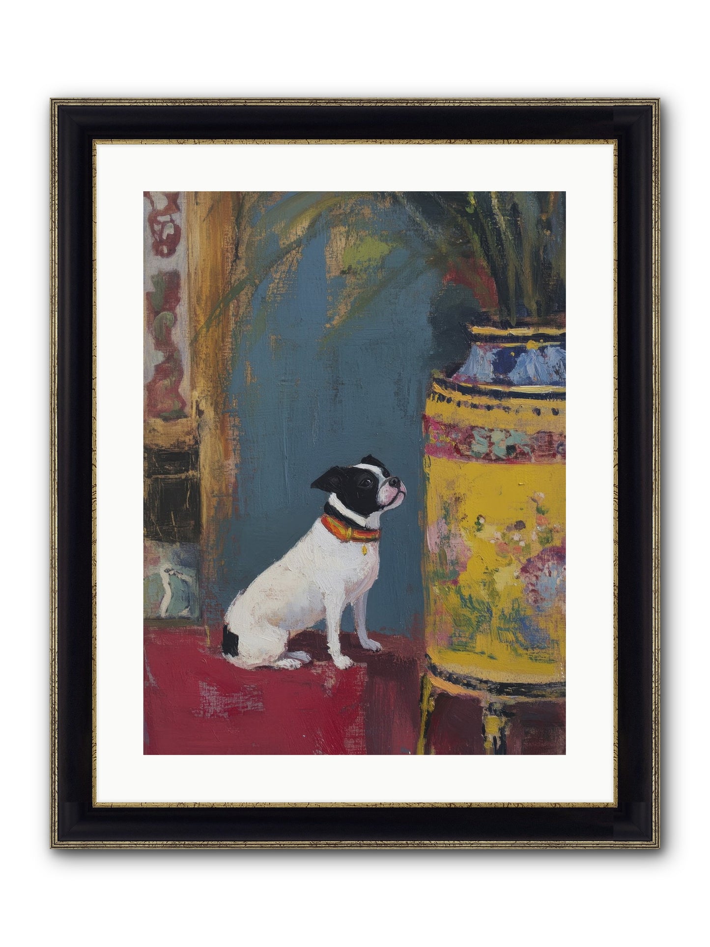 Petite Perfection Framed Print - Black & Gold 18x24