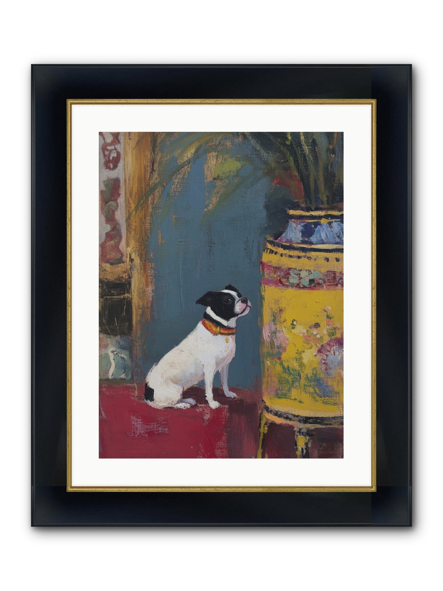Petite Perfection Framed Print - Wide Black w/Gold 18x24