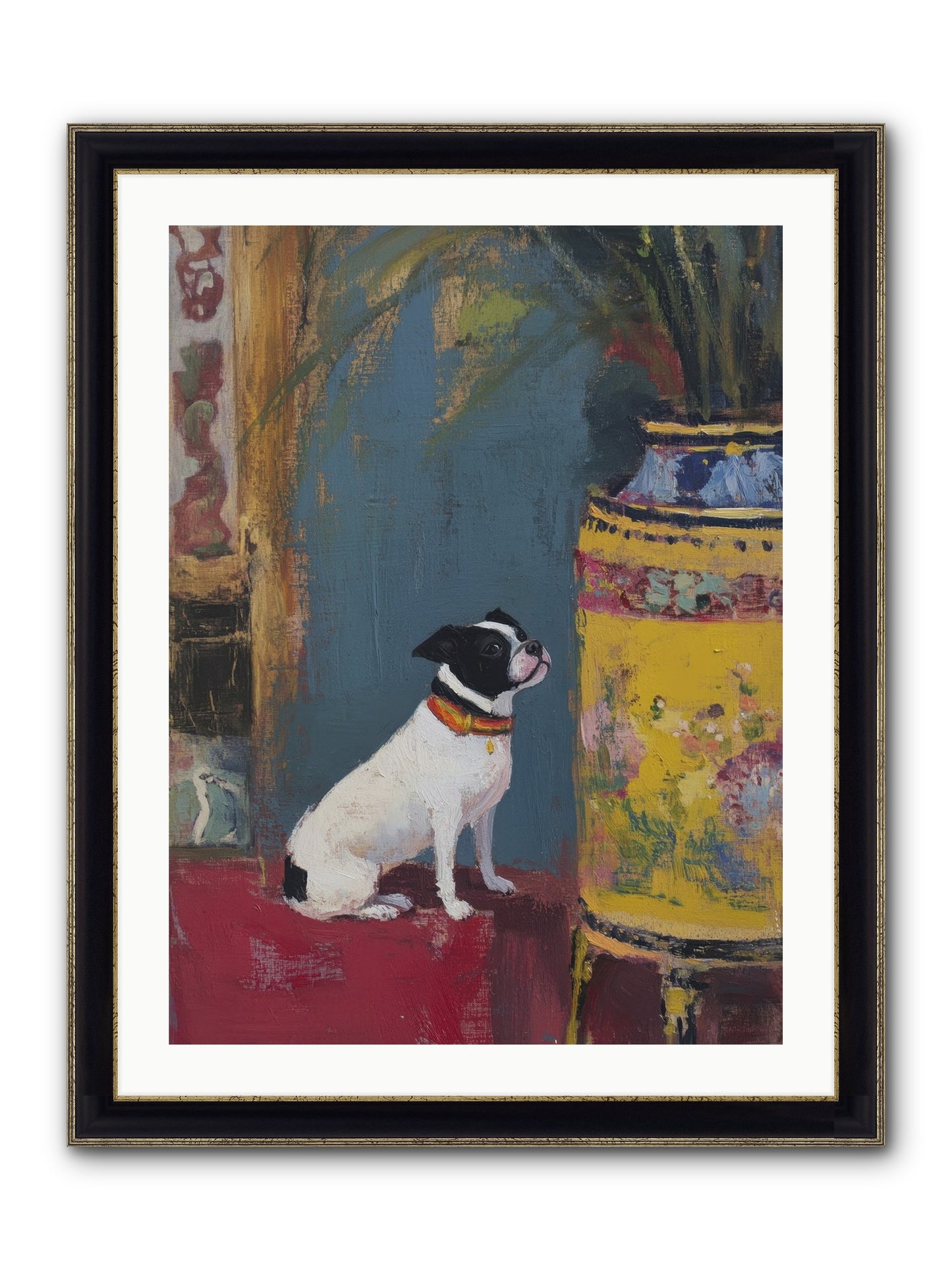 Petite Perfection Framed Print - Black & Gold 24x32