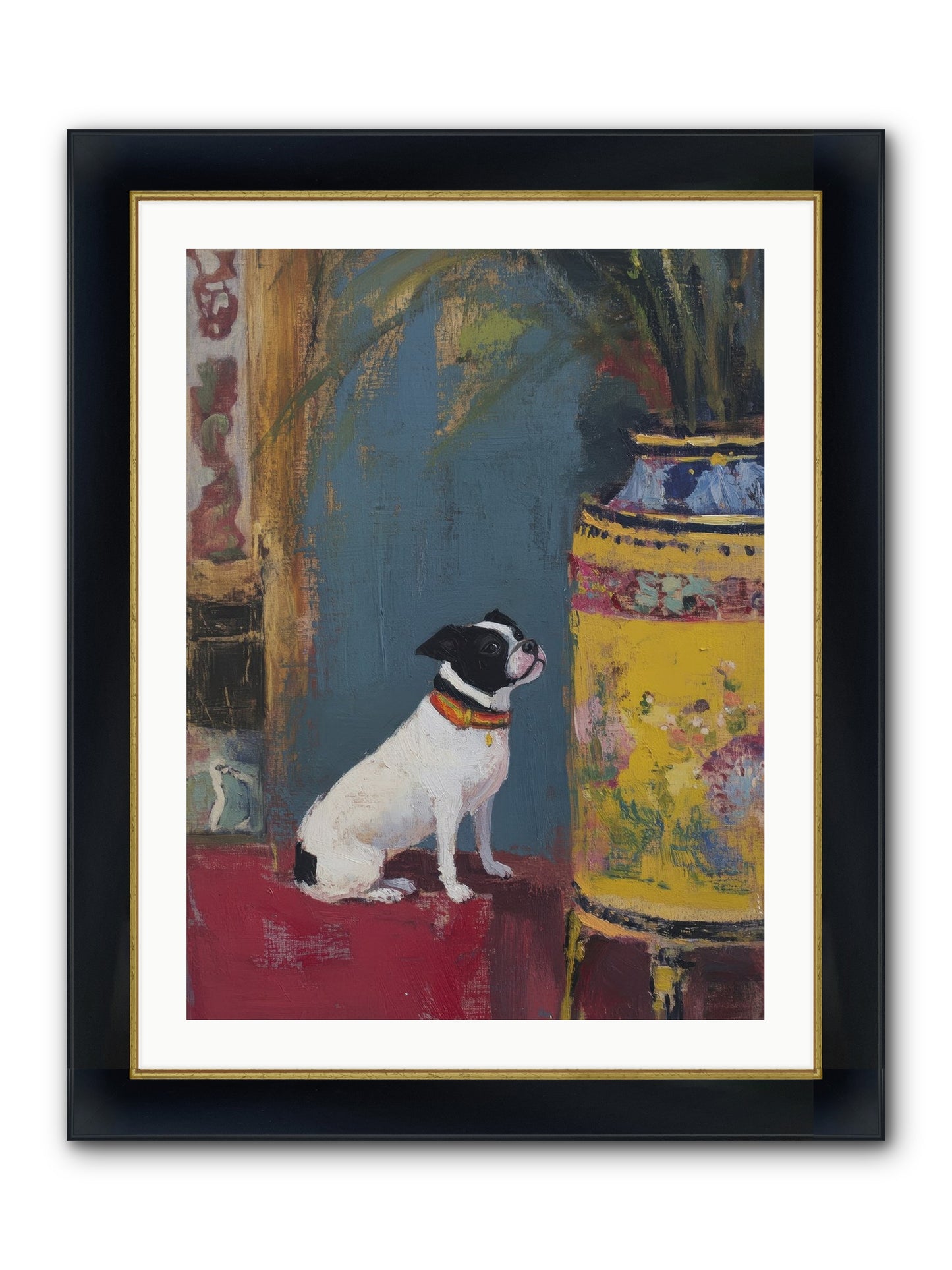 Petite Perfection Framed Print - Wide Black w/Gold 24x32