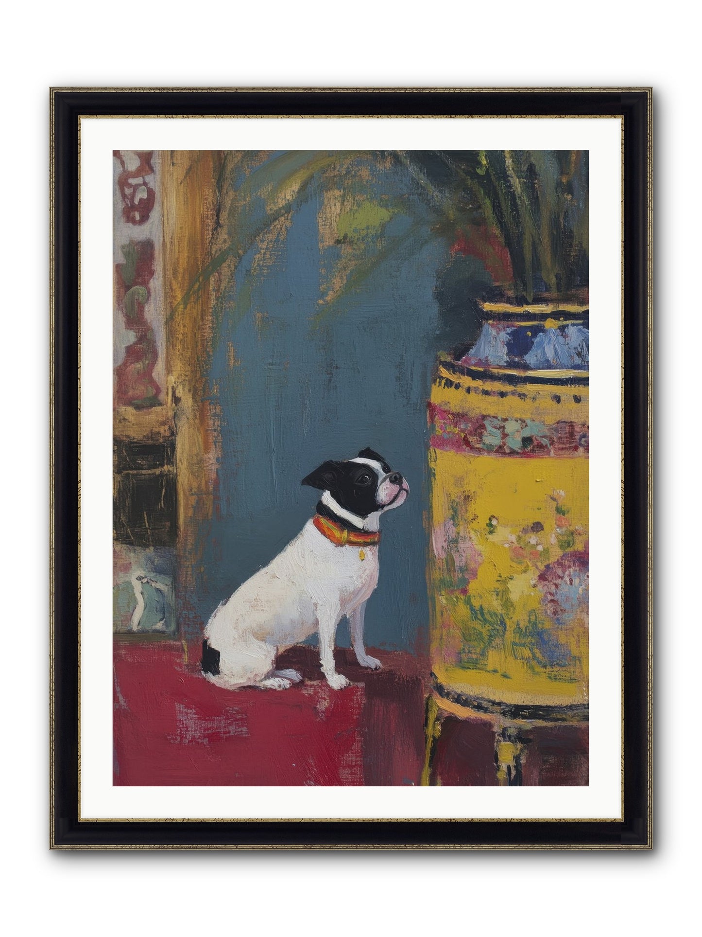 Petite Perfection Framed Print - Black & Gold 30x40