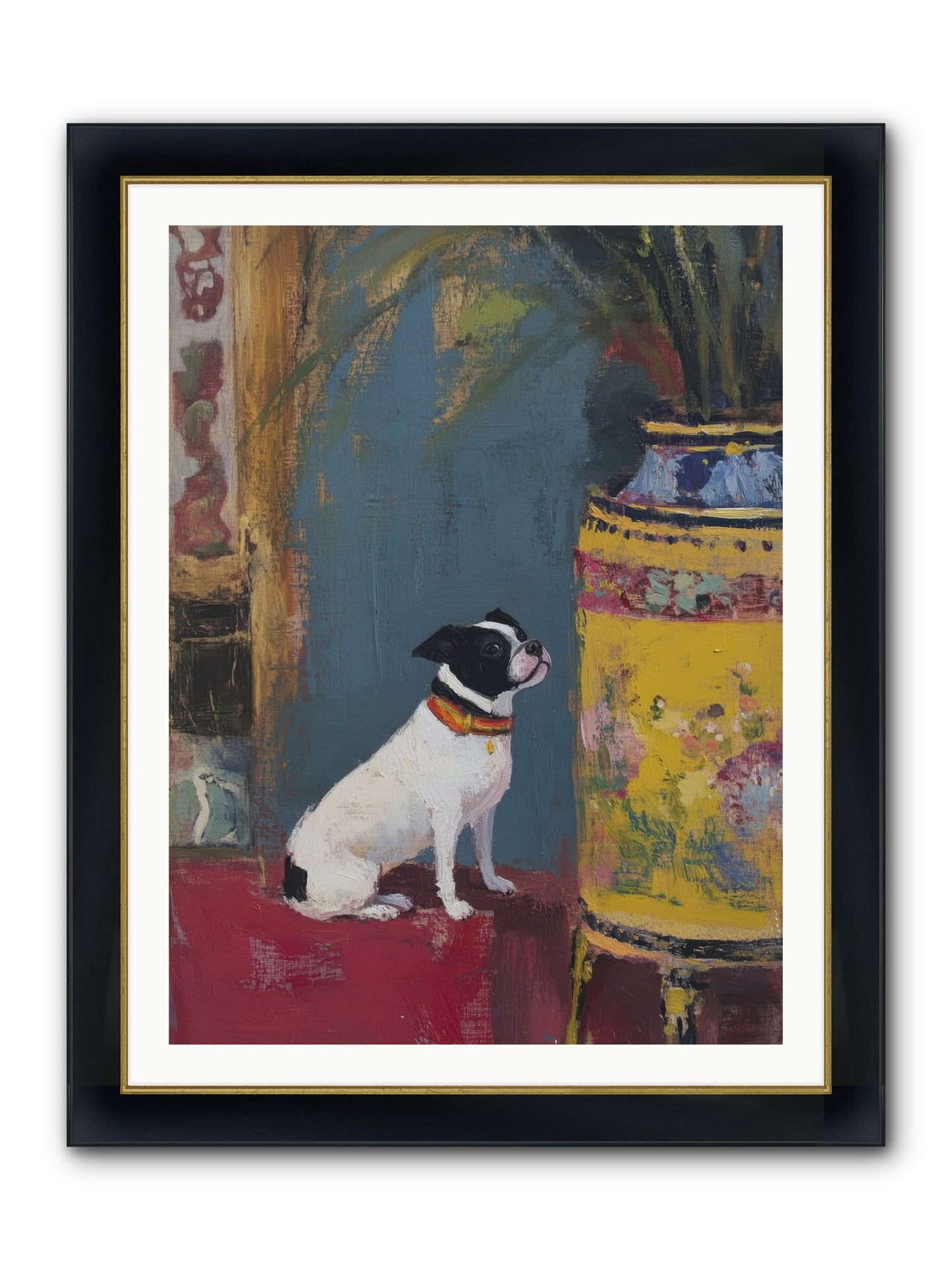Petite Perfection Framed Print - Wide Black w/Gold 30x40