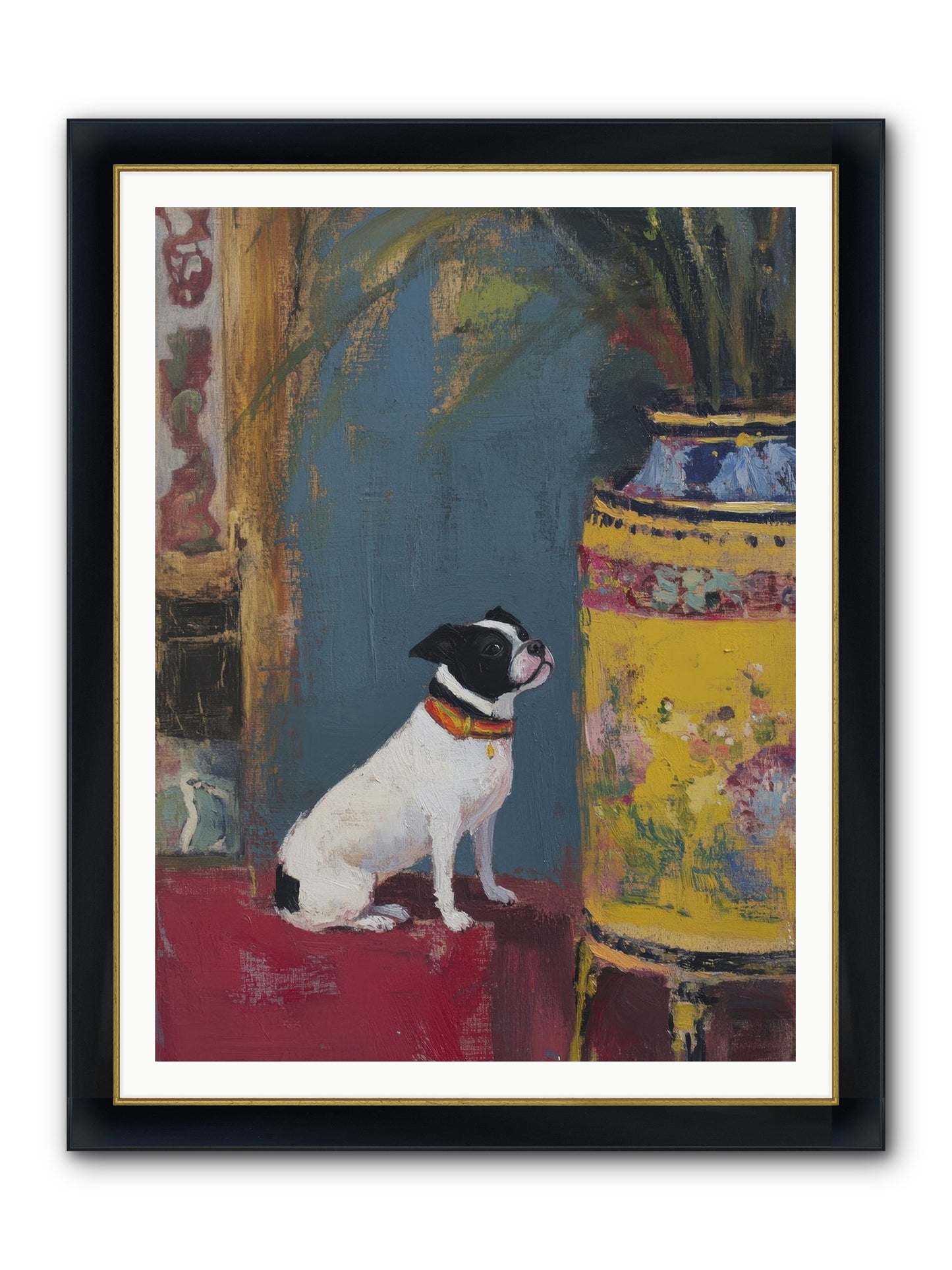 Petite Perfection Framed Print - Wide Black w/Gold 36x48