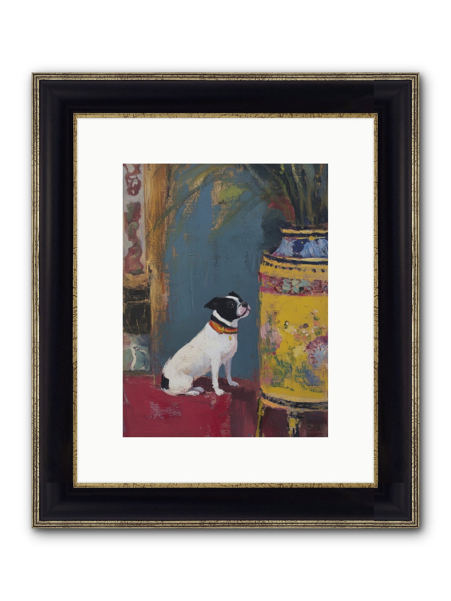 Petite Perfection Framed Print - Black & Gold 9x12