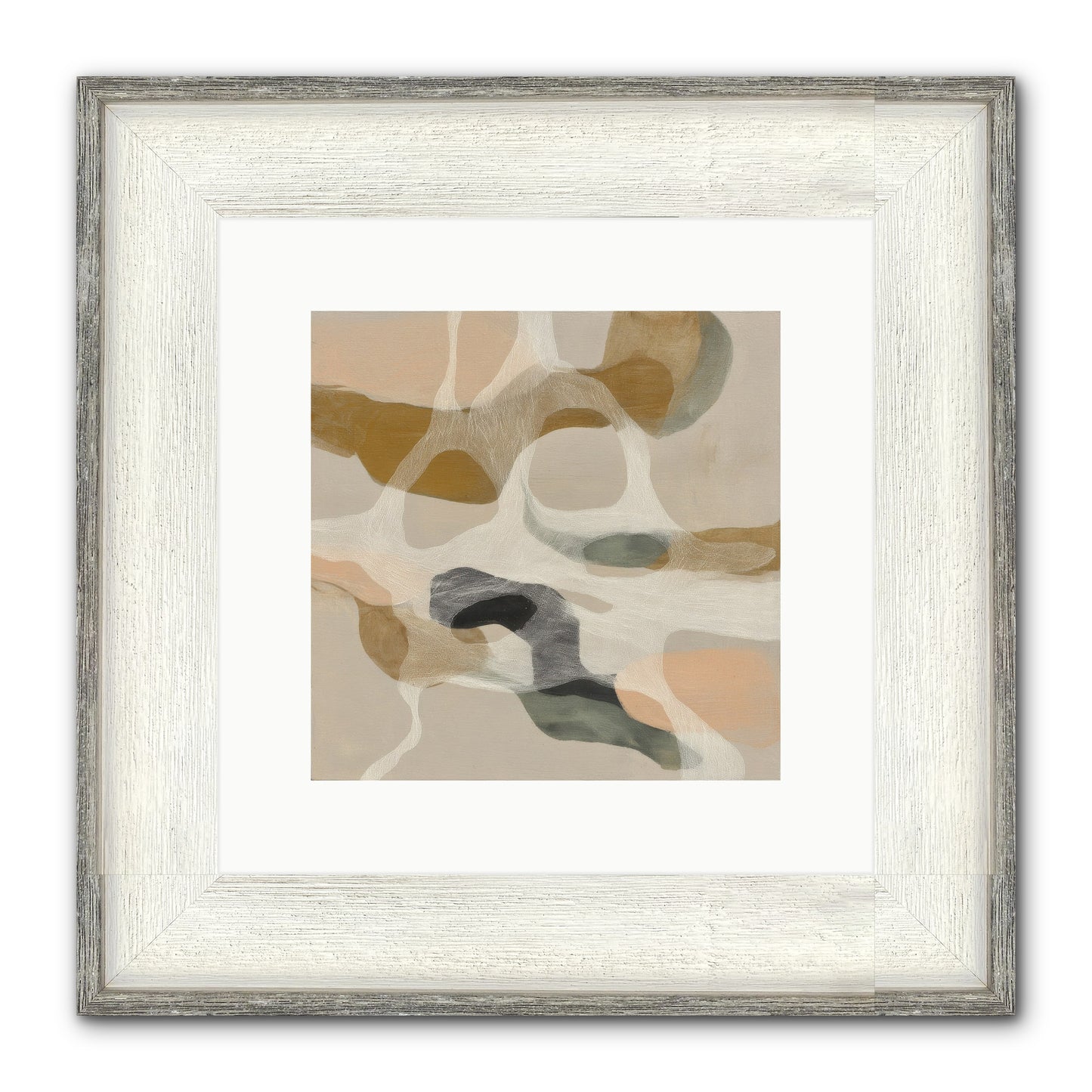 Petrichor Framed Print - Driftwood White 10x10