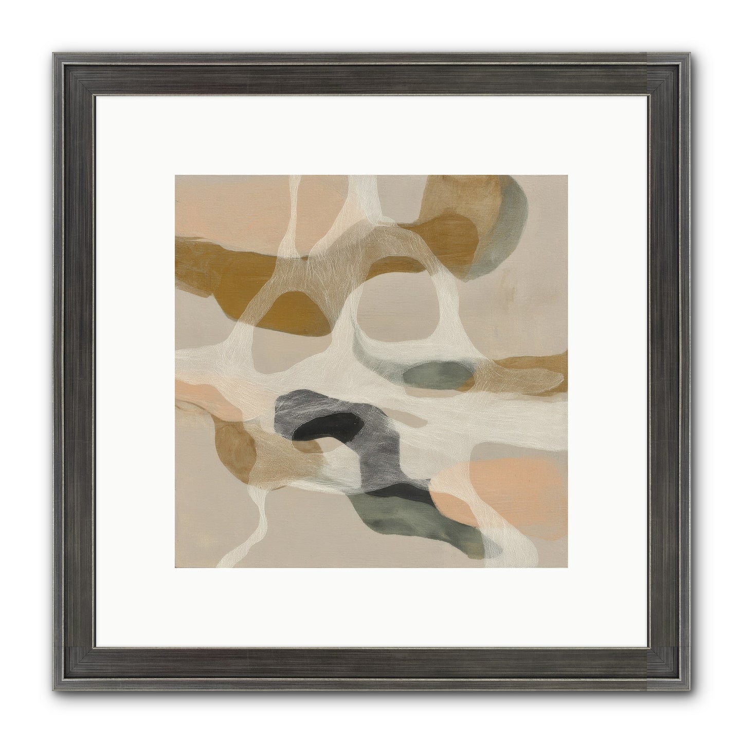 Petrichor Framed Print - Slimwoods Black/Silver 10x10