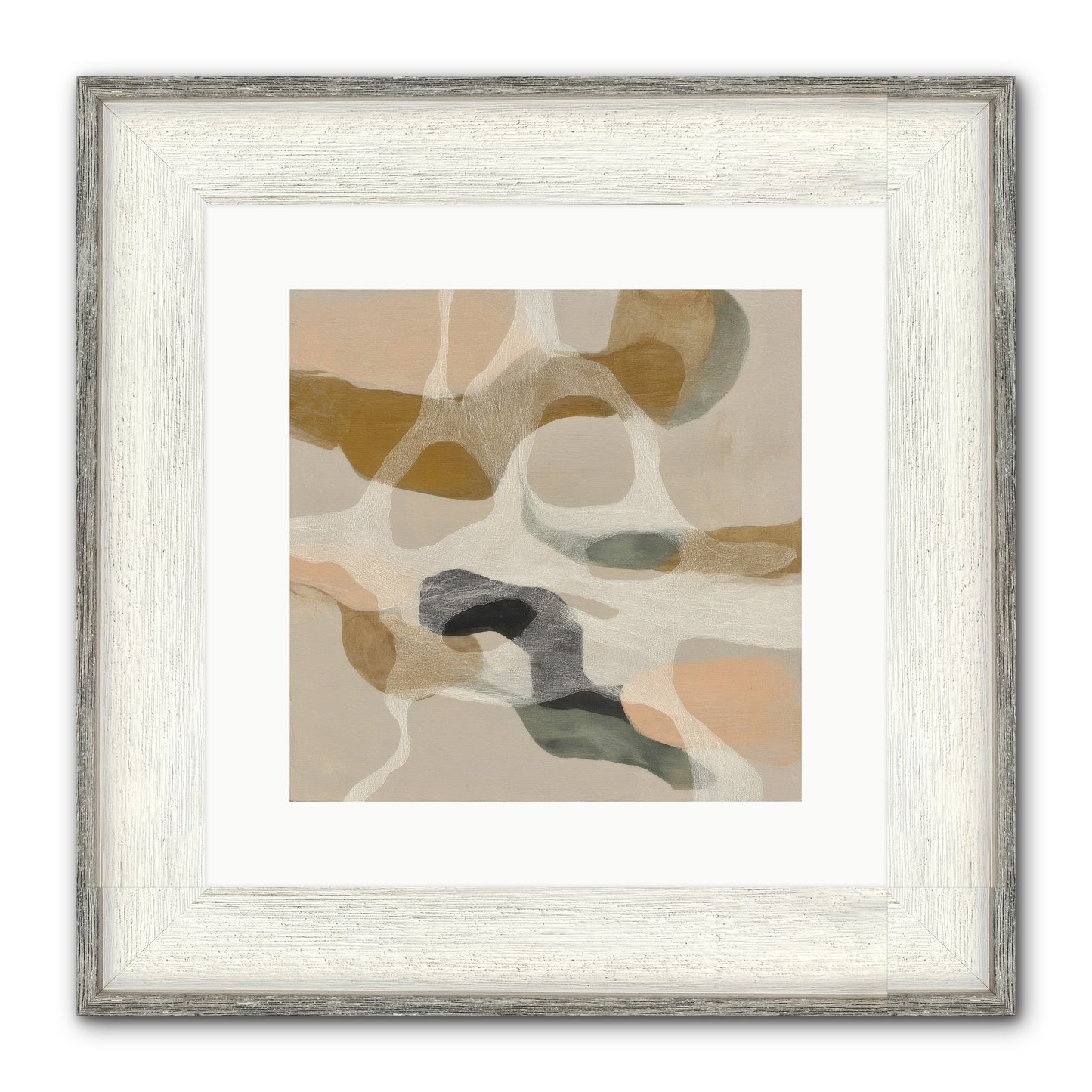 Petrichor Framed Print - Driftwood White 12x12