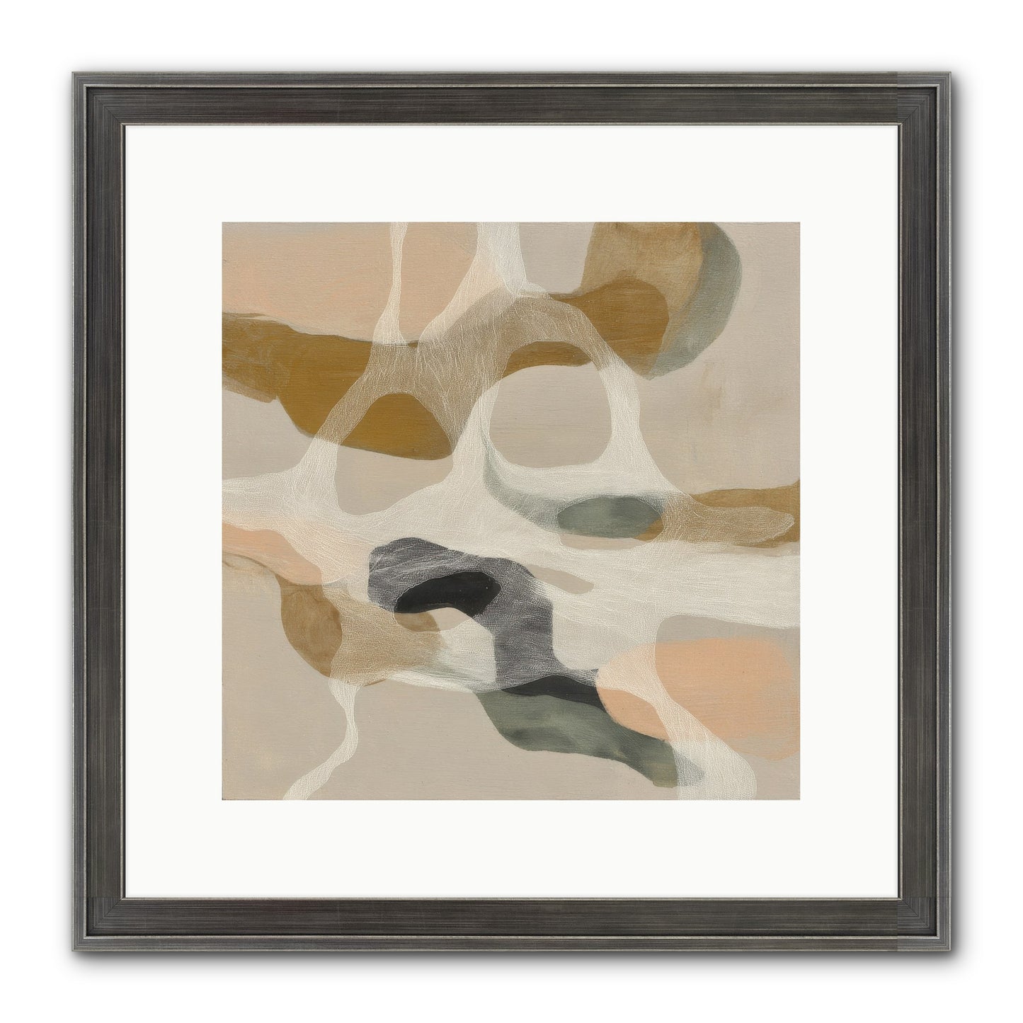 Petrichor Framed Print - Slimwoods Black/Silver 12x12