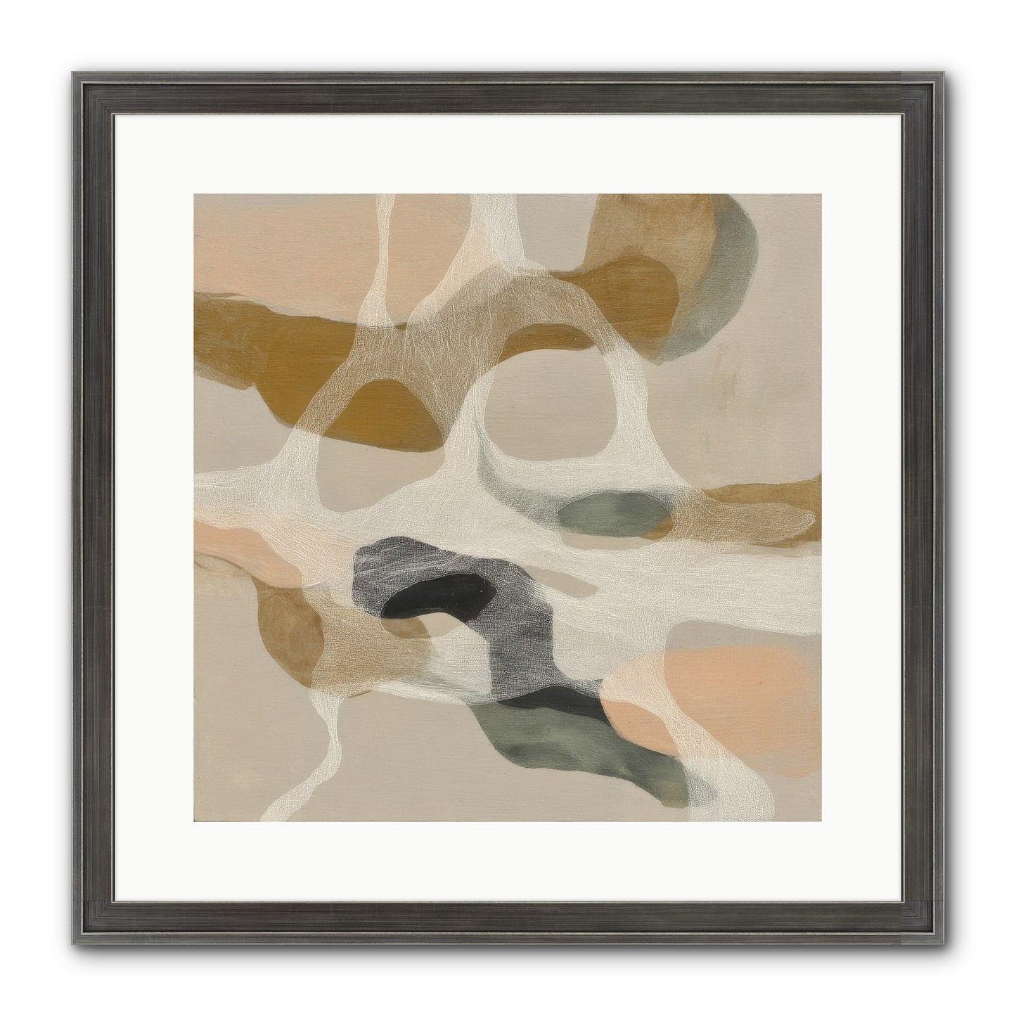 Petrichor Framed Print - Slimwoods Black/Silver 16x16