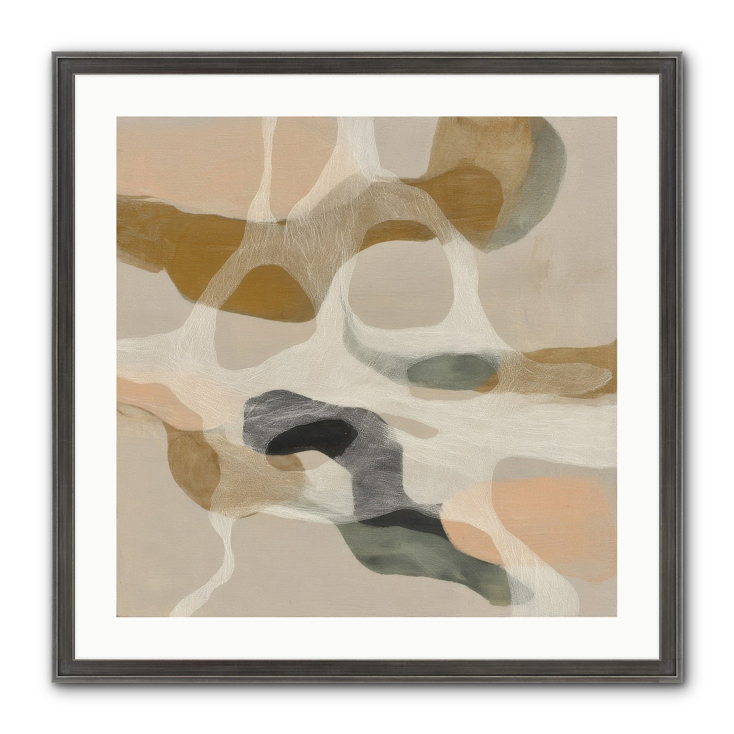 Petrichor Framed Print - Slimwoods Black/Silver 24x24