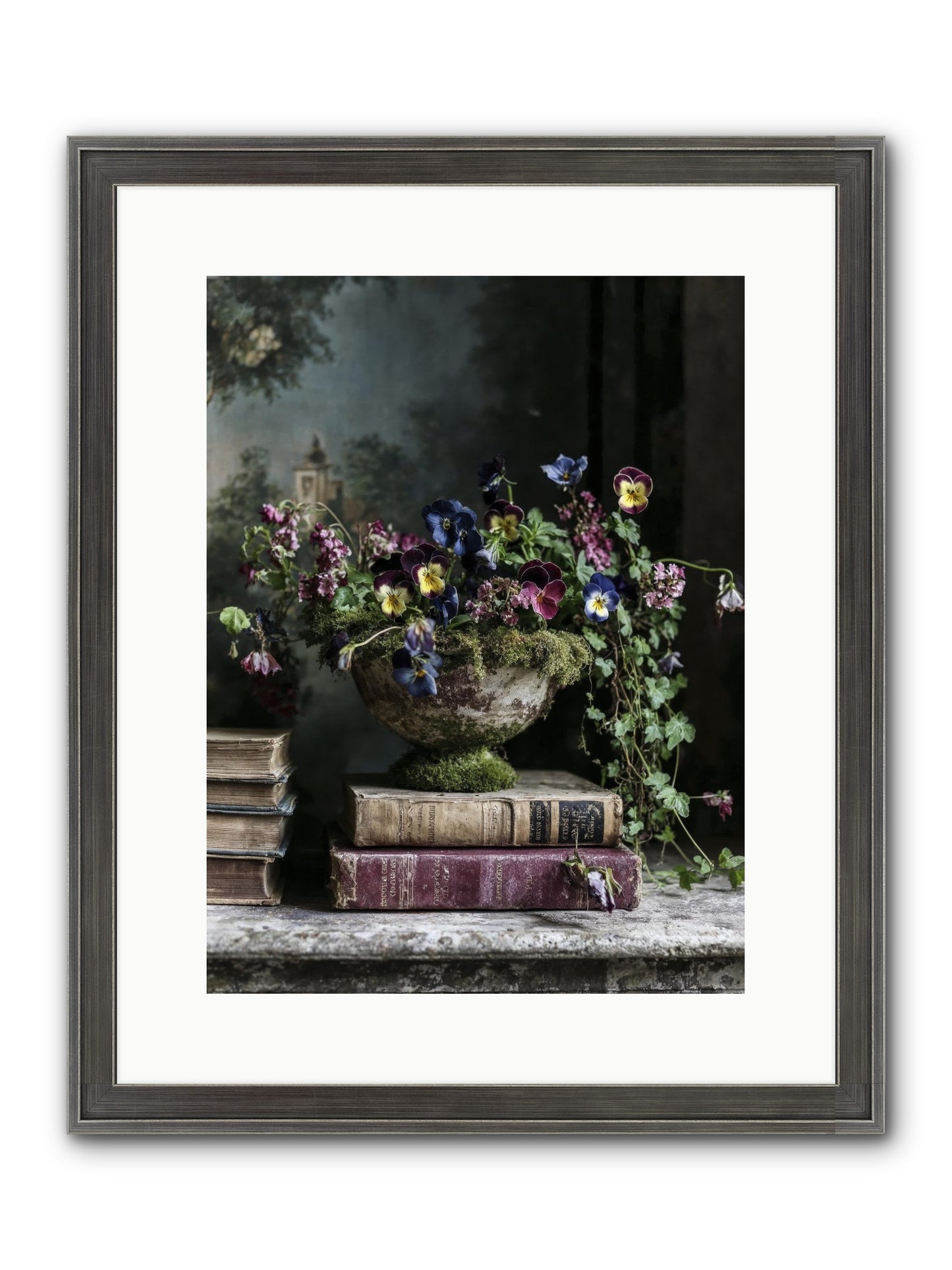 Piccadilly Pavilion Framed Print - Slimwoods Black/Silver 12x16