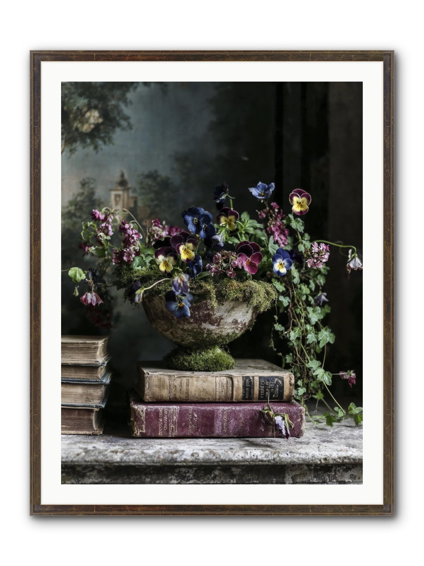 Piccadilly Pavilion Framed Print - Slimwoods Black/Gold 30x40