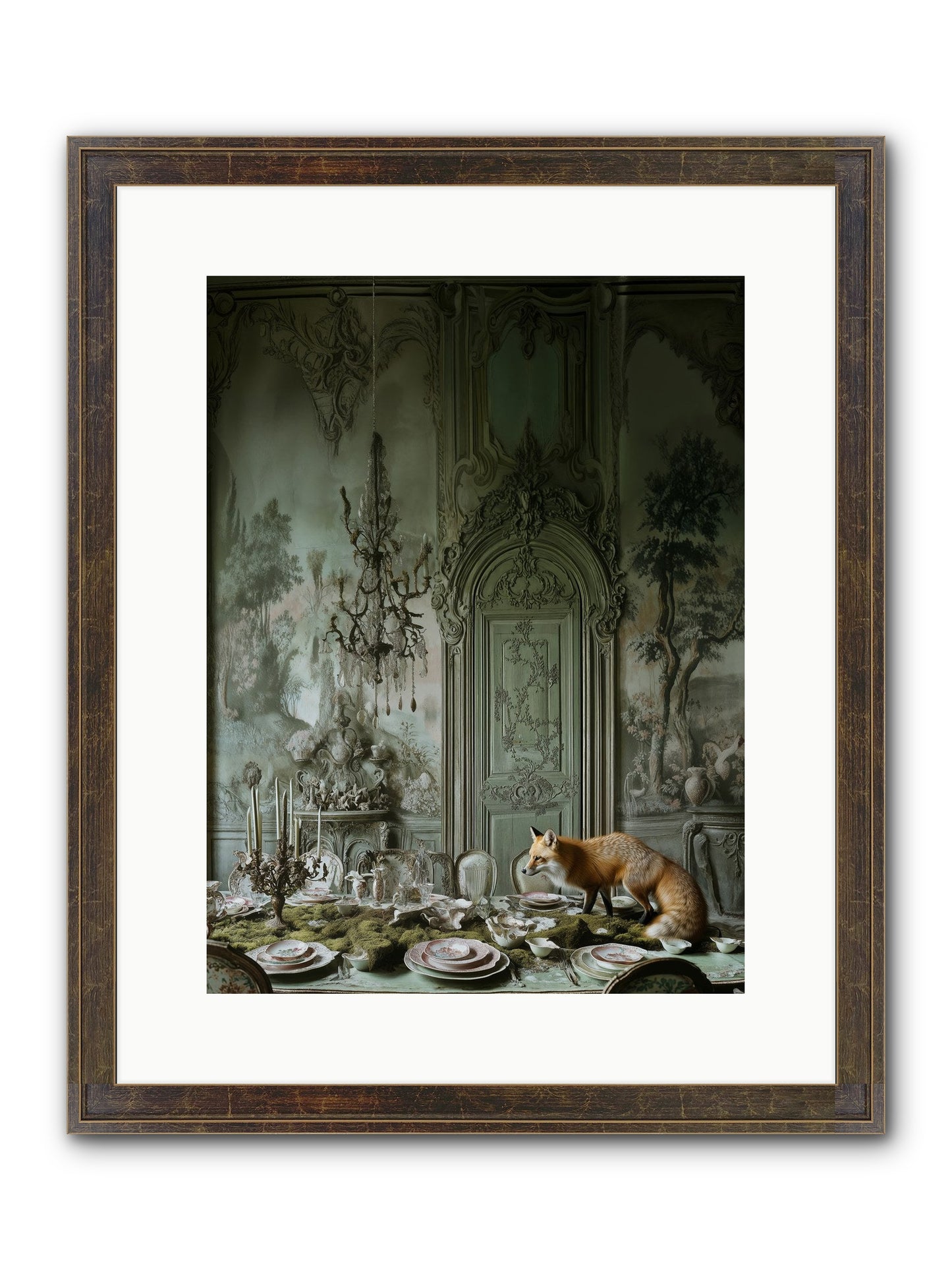 Pickwick Place No.2 Framed Print - Slimwoods Black/Gold 12x16