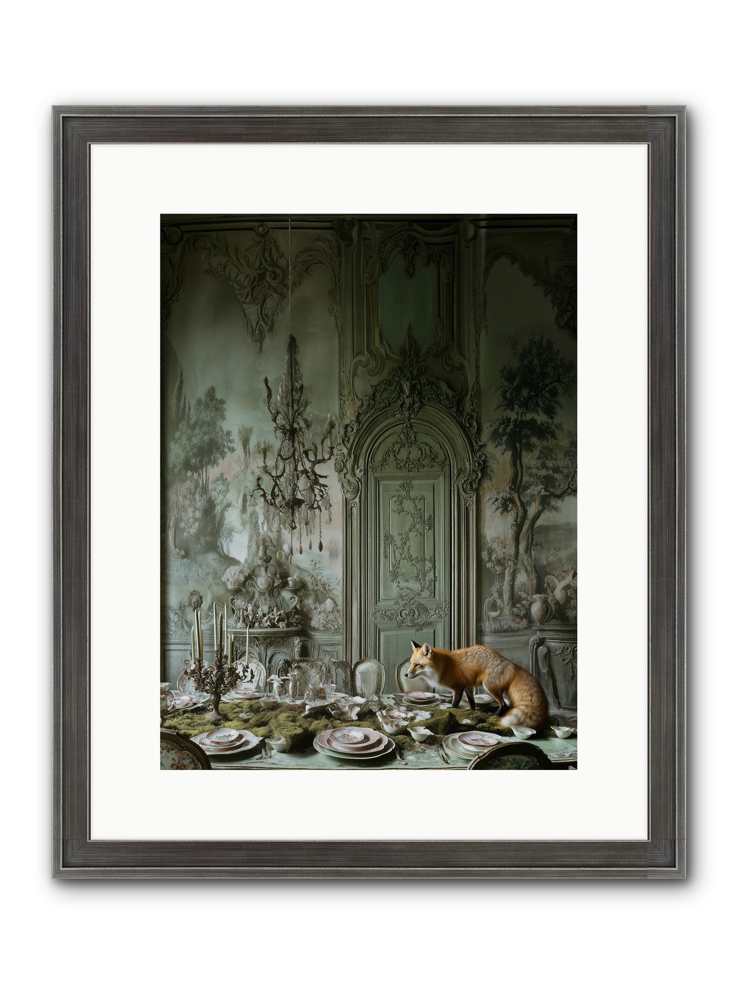 Pickwick Place No.2 Framed Print - Slimwoods Black/Silver 12x16
