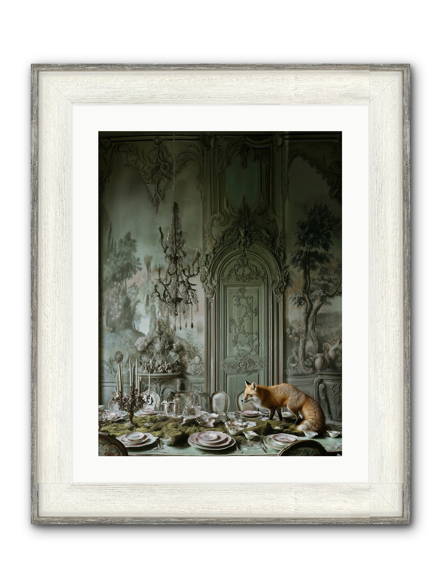Pickwick Place No.2 Framed Print - Driftwood White 18x24