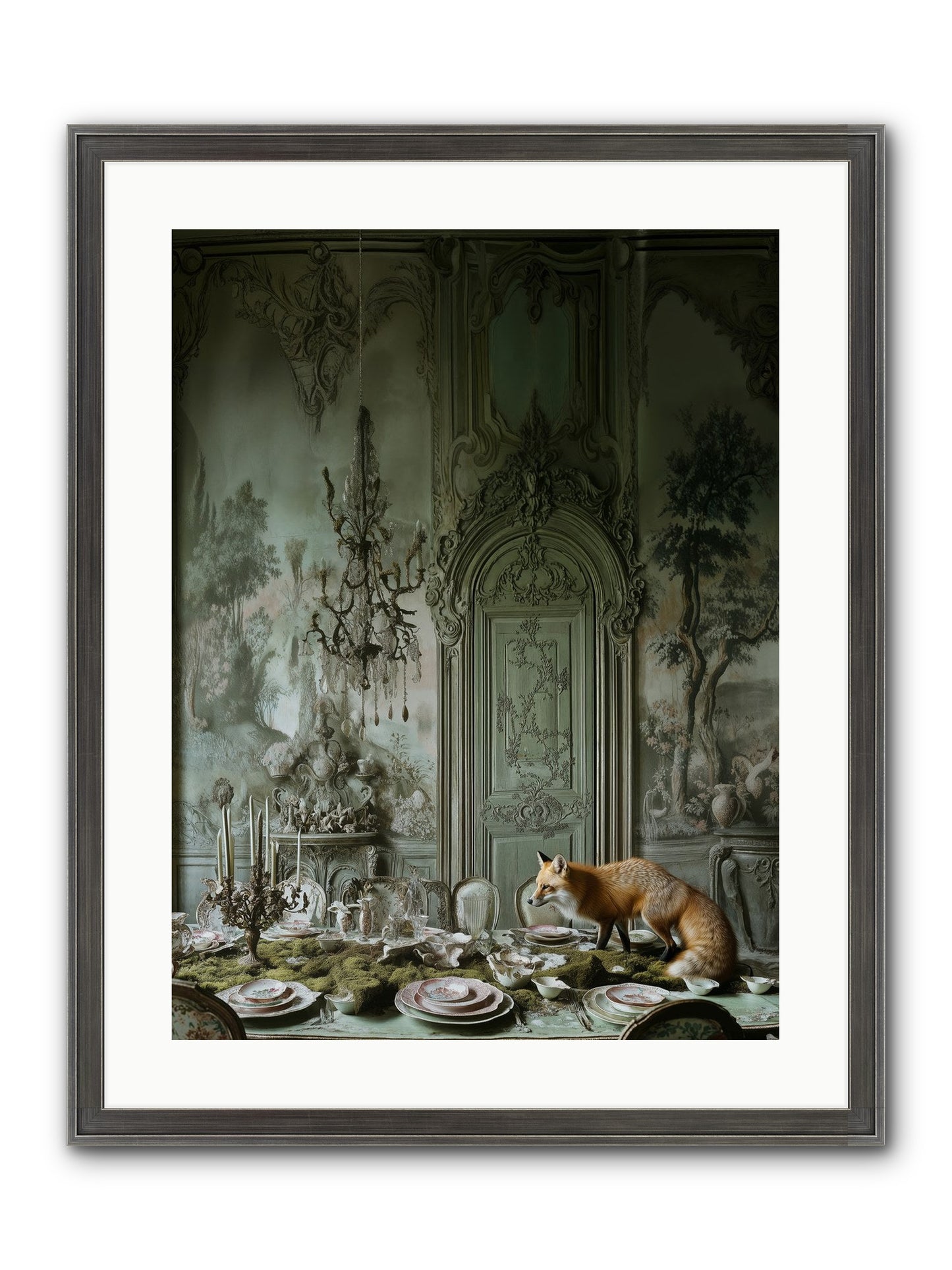 Pickwick Place No.2 Framed Print - Slimwoods Black/Silver 18x24
