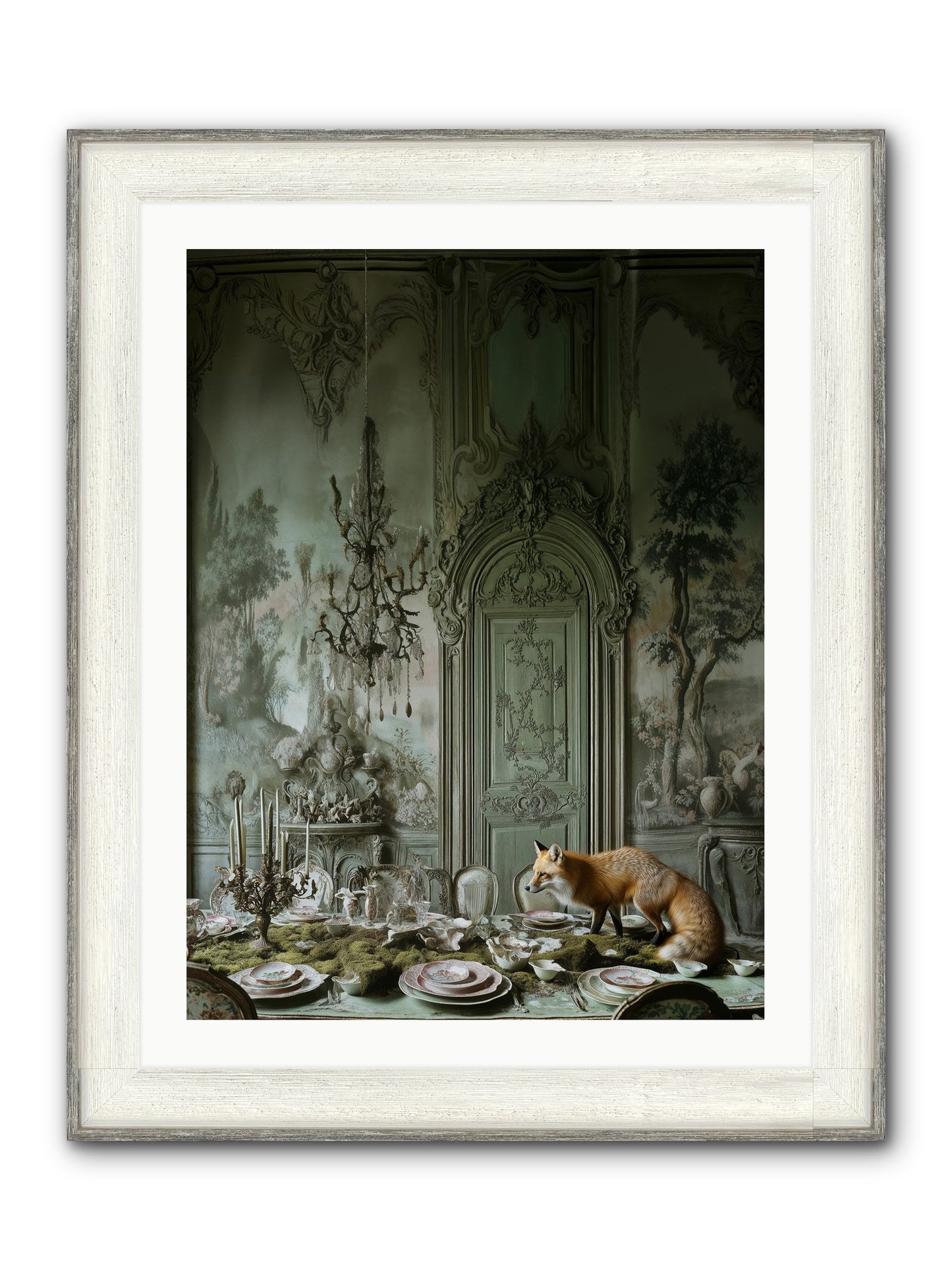 Pickwick Place No.2 Framed Print - Driftwood White 24x32
