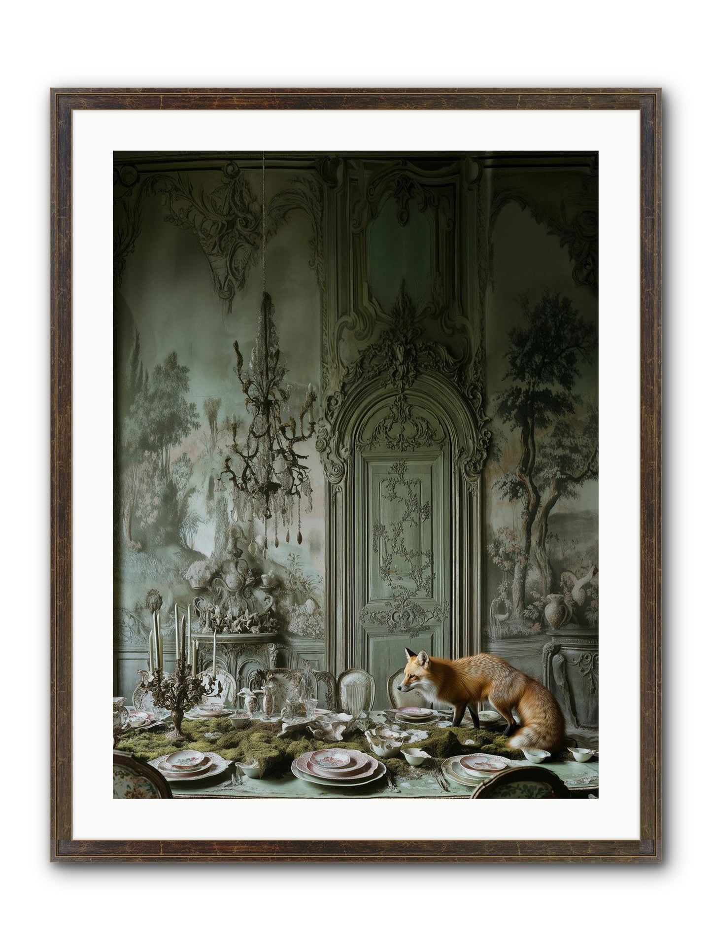 Pickwick Place No.2 Framed Print - Slimwoods Black/Gold 24x32