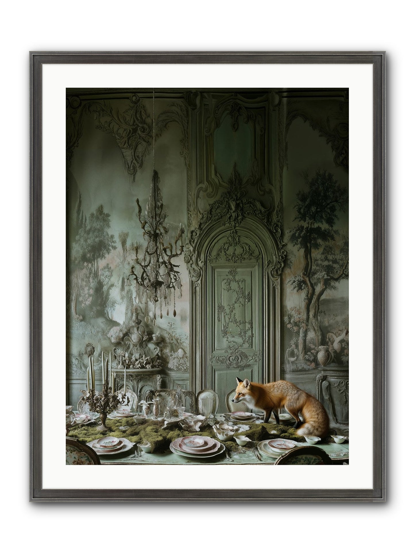 Pickwick Place No.2 Framed Print - Slimwoods Black/Silver 24x32