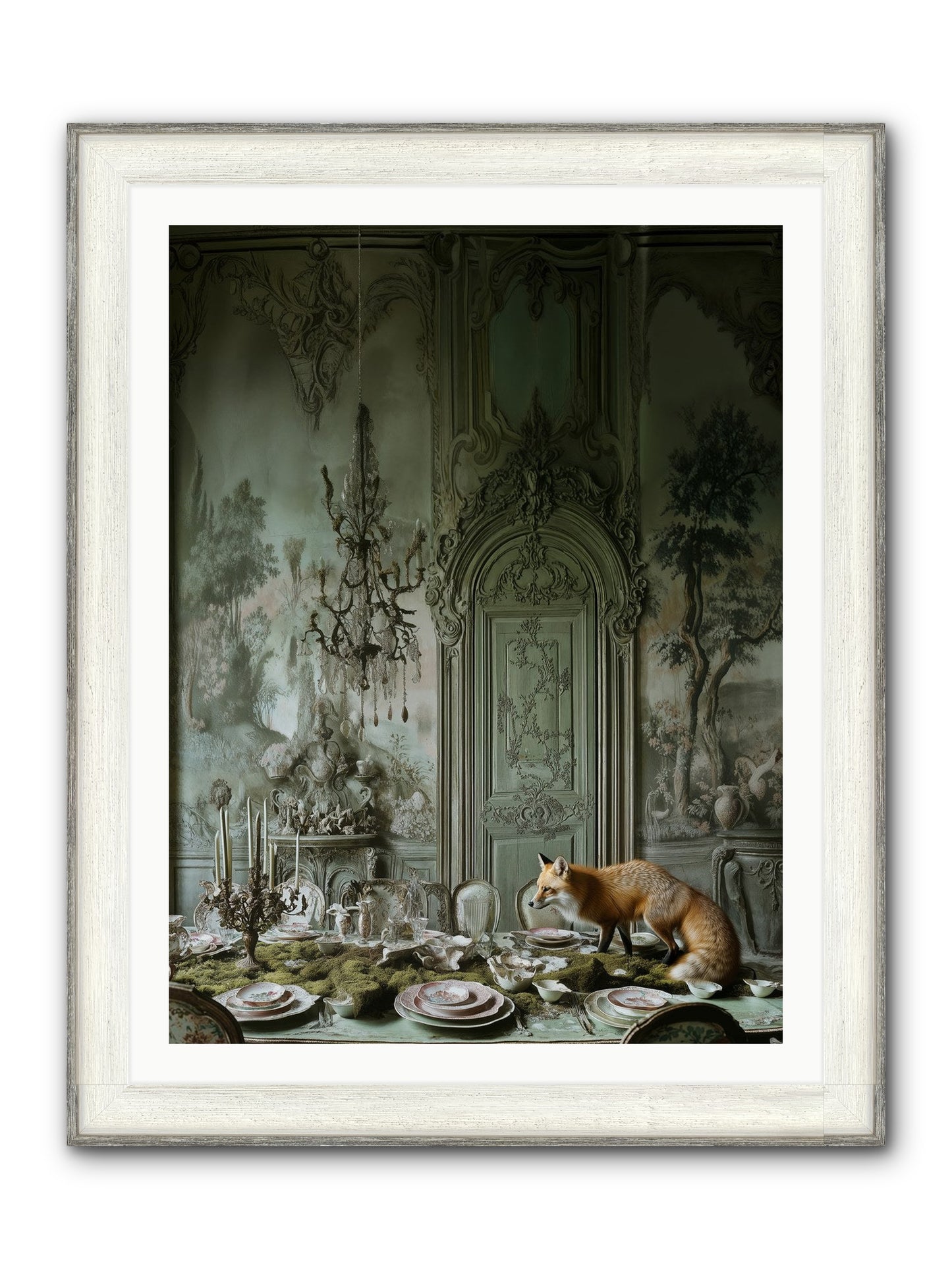 Pickwick Place No.2 Framed Print - Driftwood White 30x40