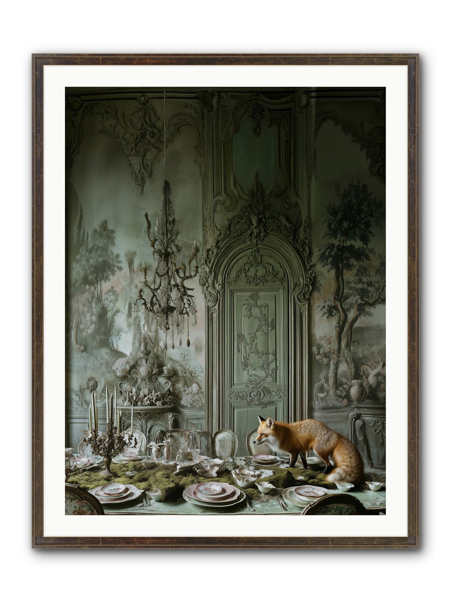 Pickwick Place No.2 Framed Print - Slimwoods Black/Gold 30x40