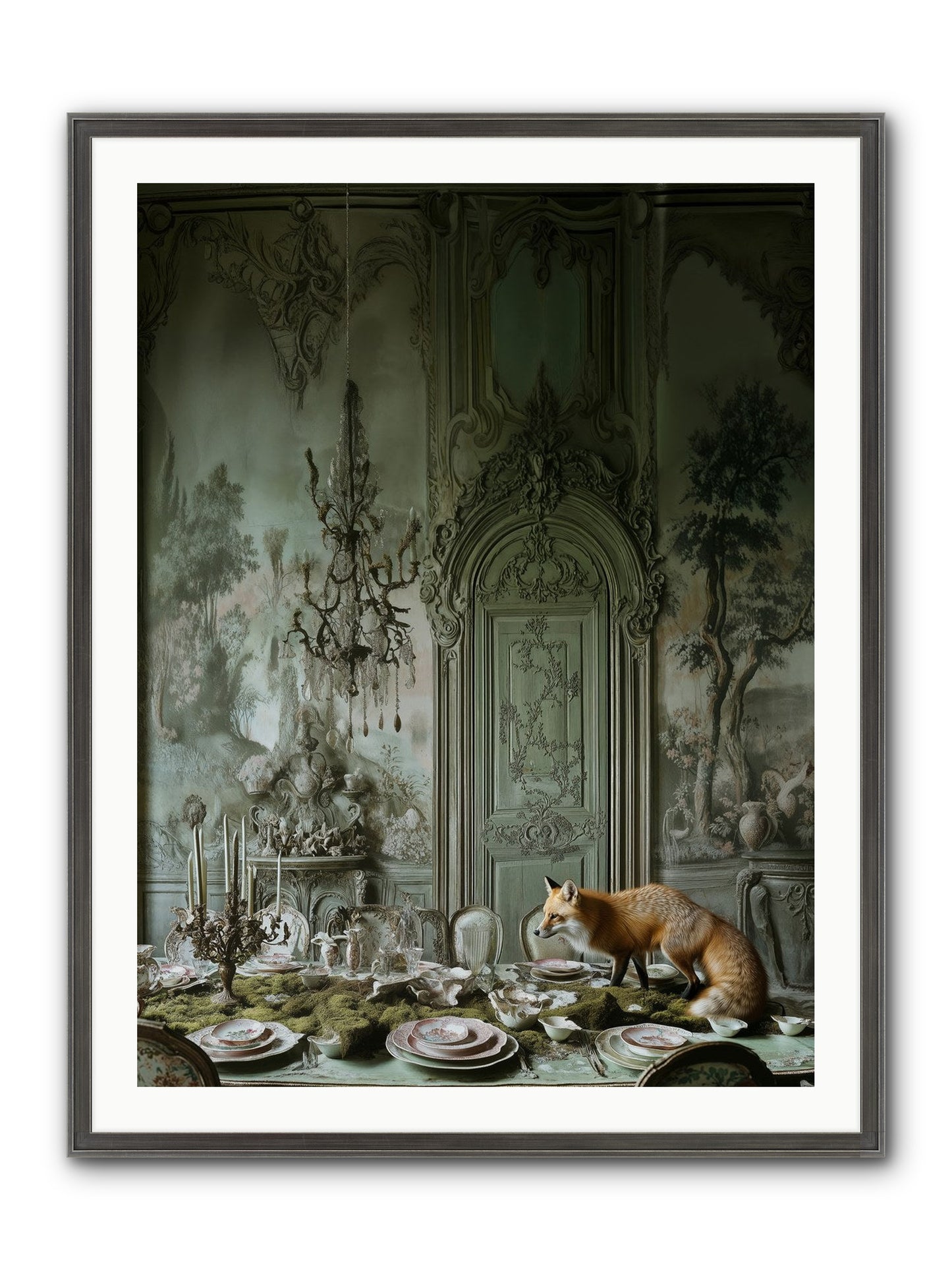 Pickwick Place No.2 Framed Print - Slimwoods Black/Silver 30x40