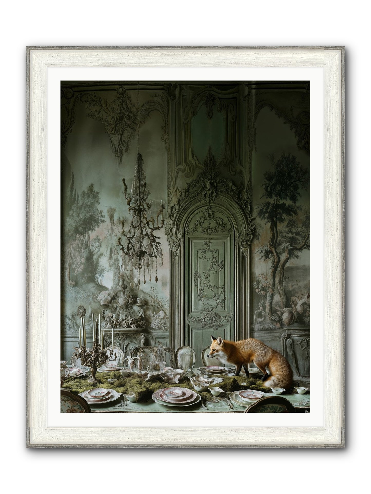 Pickwick Place No.2 Framed Print - Driftwood White 36x48