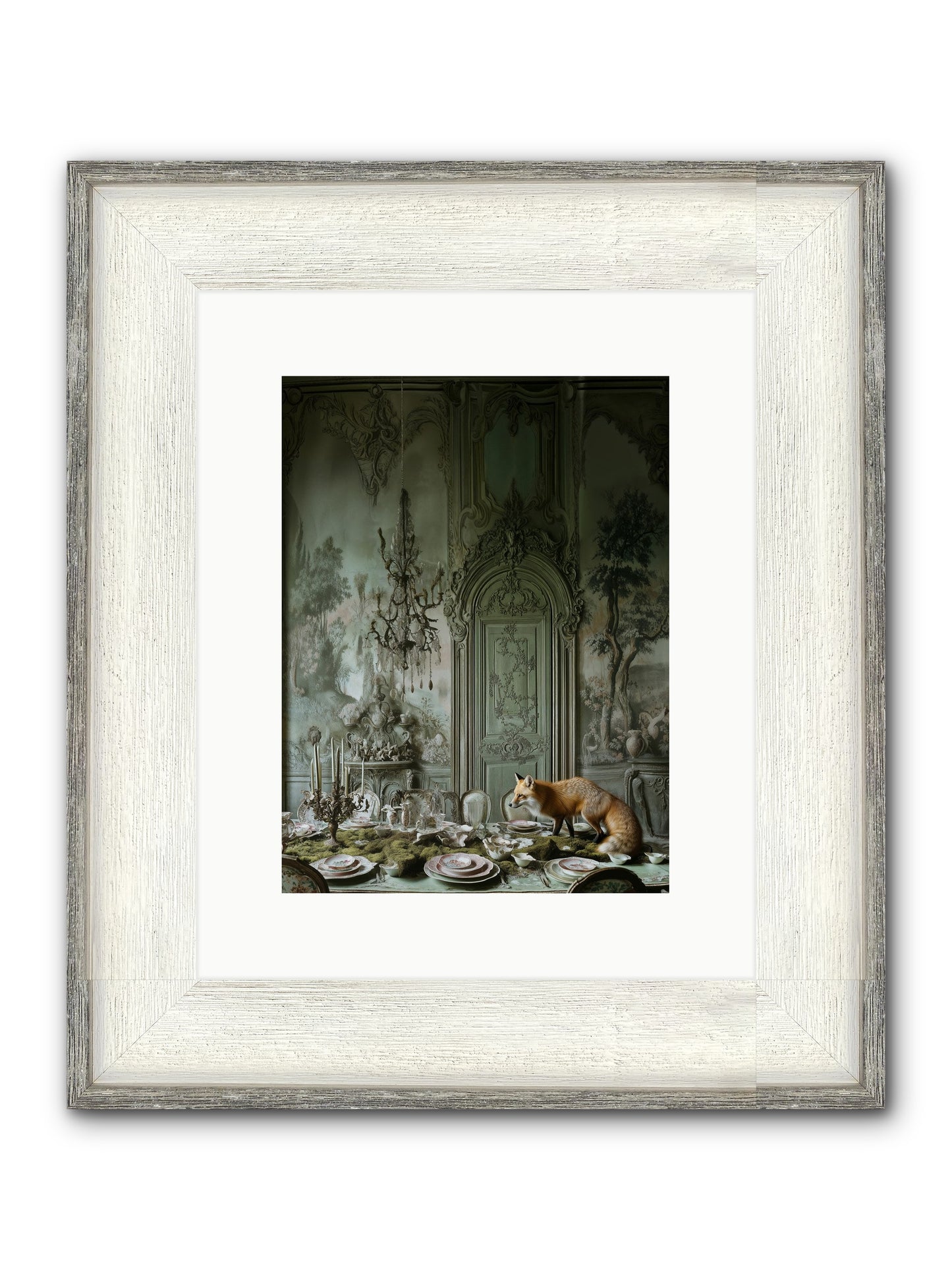 Pickwick Place No.2 Framed Print - Driftwood White 9x12
