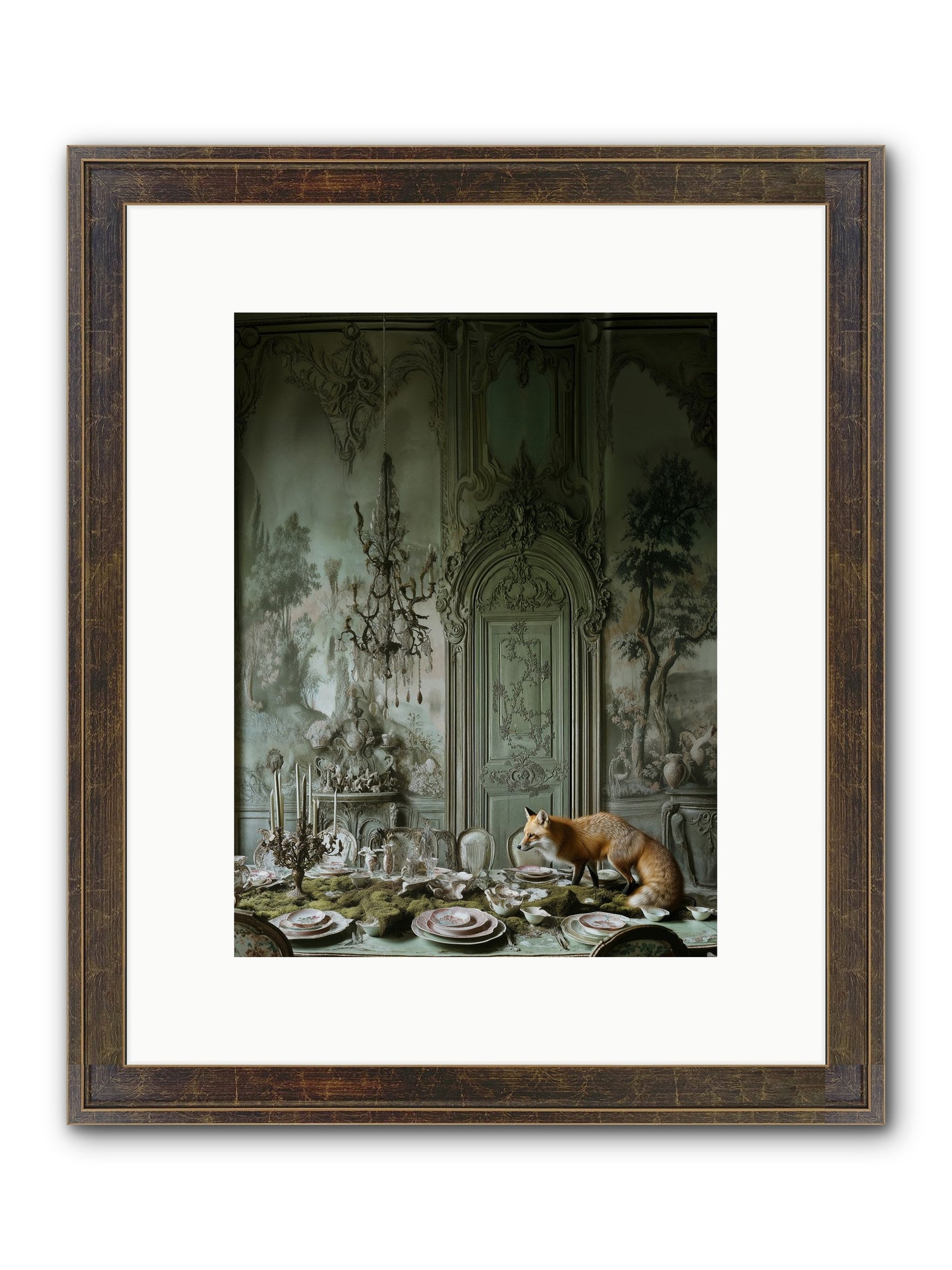 Pickwick Place No.2 Framed Print - Slimwoods Black/Gold 9x12