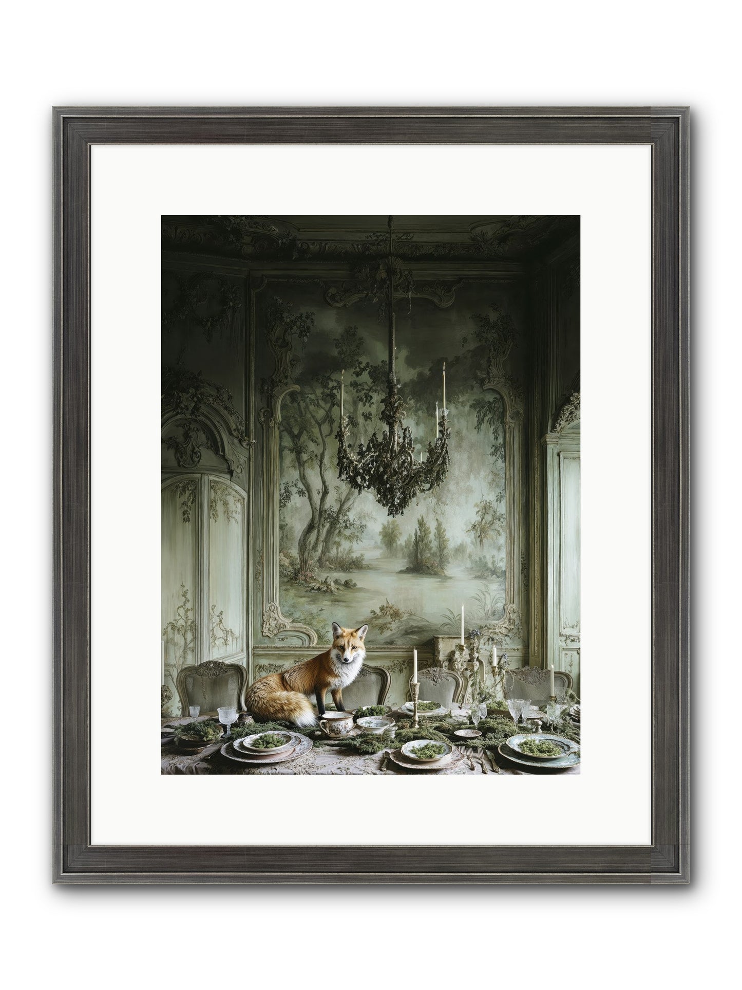 Pickwick Place Framed Print - Slimwoods Black/Silver 12x16