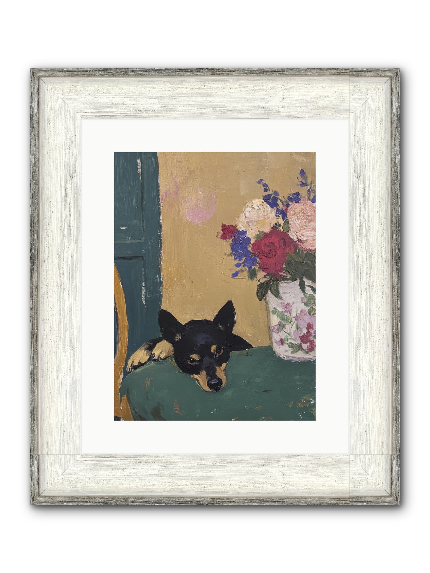 Pilot Framed Print - Driftwood White 12x16