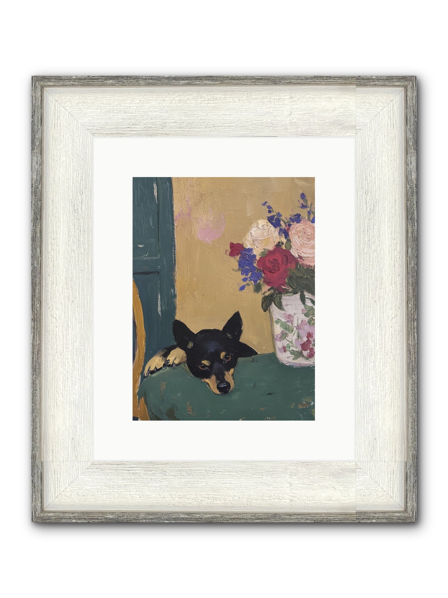 Pilot Framed Print - Driftwood White 9x12