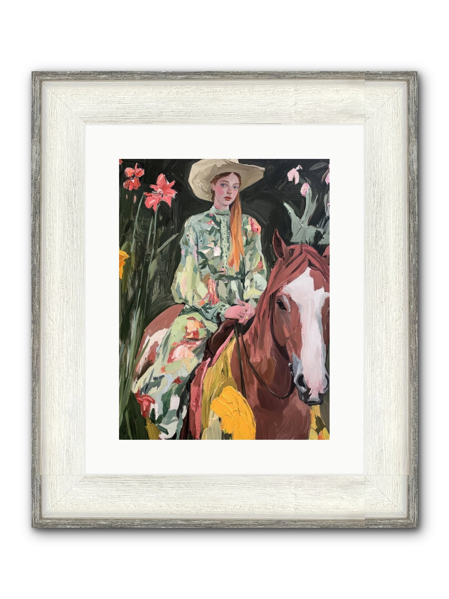 Pioneer Promise Framed Print - Driftwood White 12x16