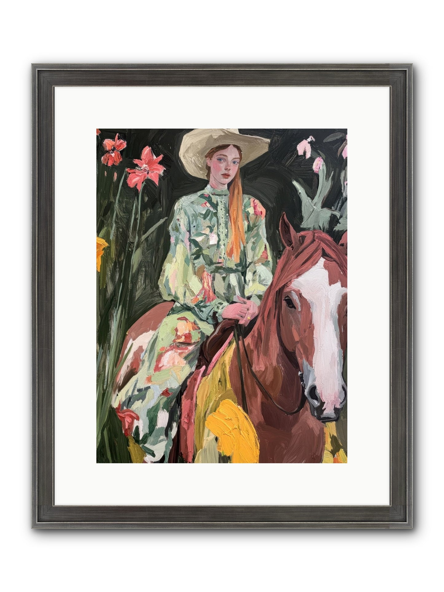 Pioneer Promise Framed Print - Slimwoods Black/Silver 12x16