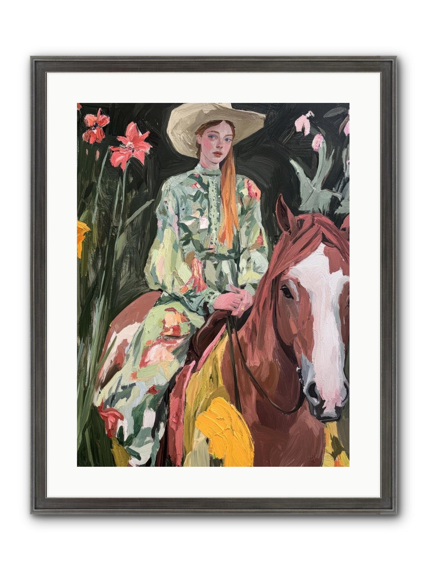 Pioneer Promise Framed Print - Slimwoods Black/Silver 18x24
