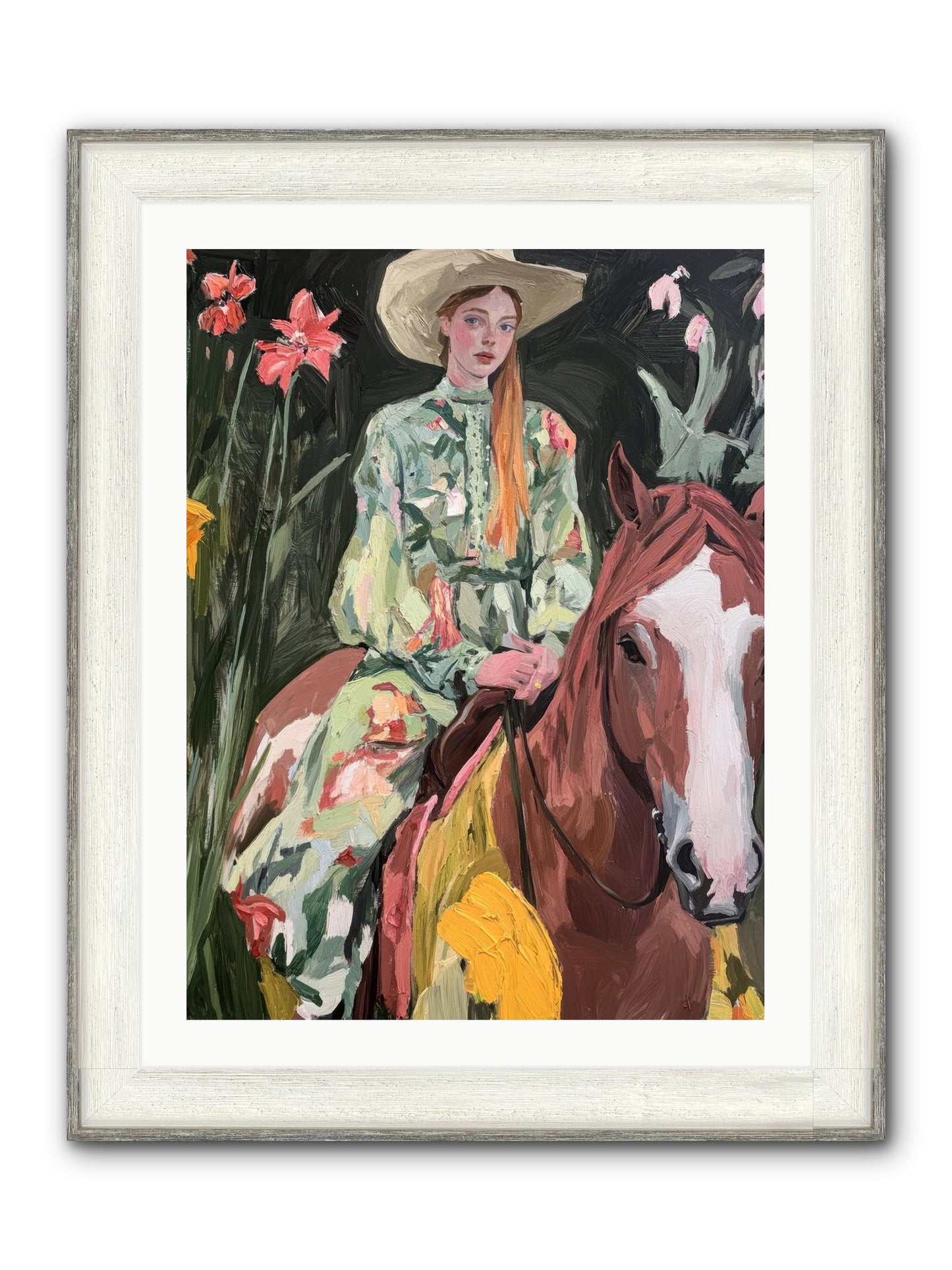 Pioneer Promise Framed Print - Driftwood White 24x32