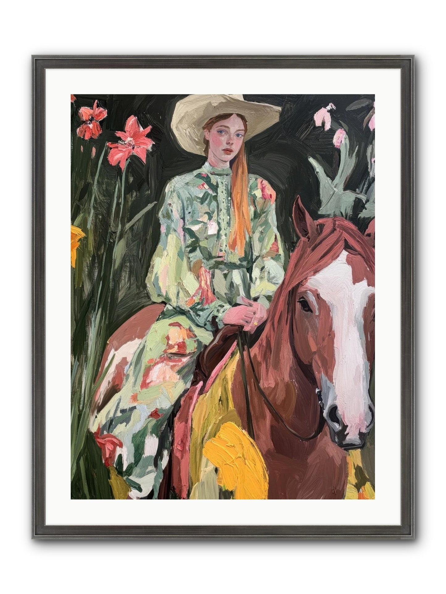 Pioneer Promise Framed Print - Slimwoods Black/Silver 24x32