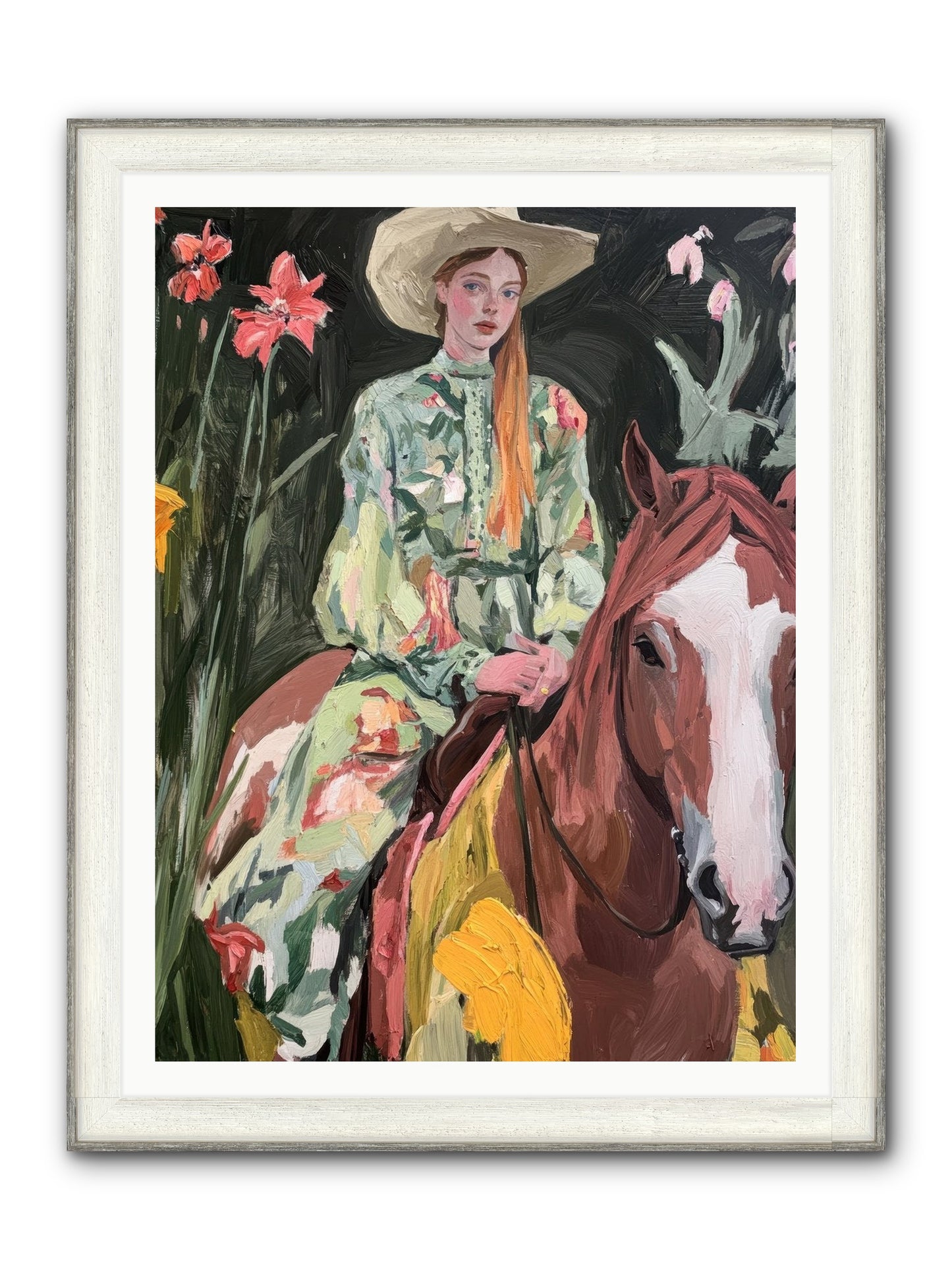 Pioneer Promise Framed Print - Driftwood White 36x48