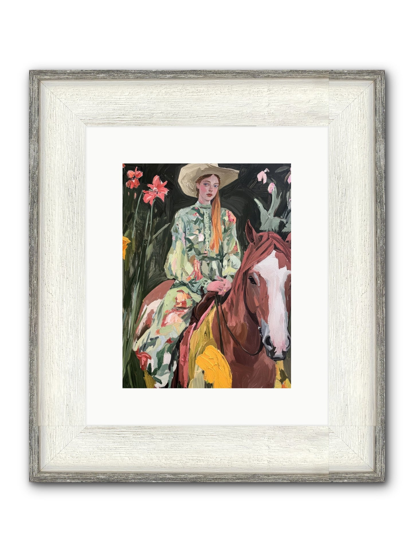 Pioneer Promise Framed Print - Driftwood White 9x12