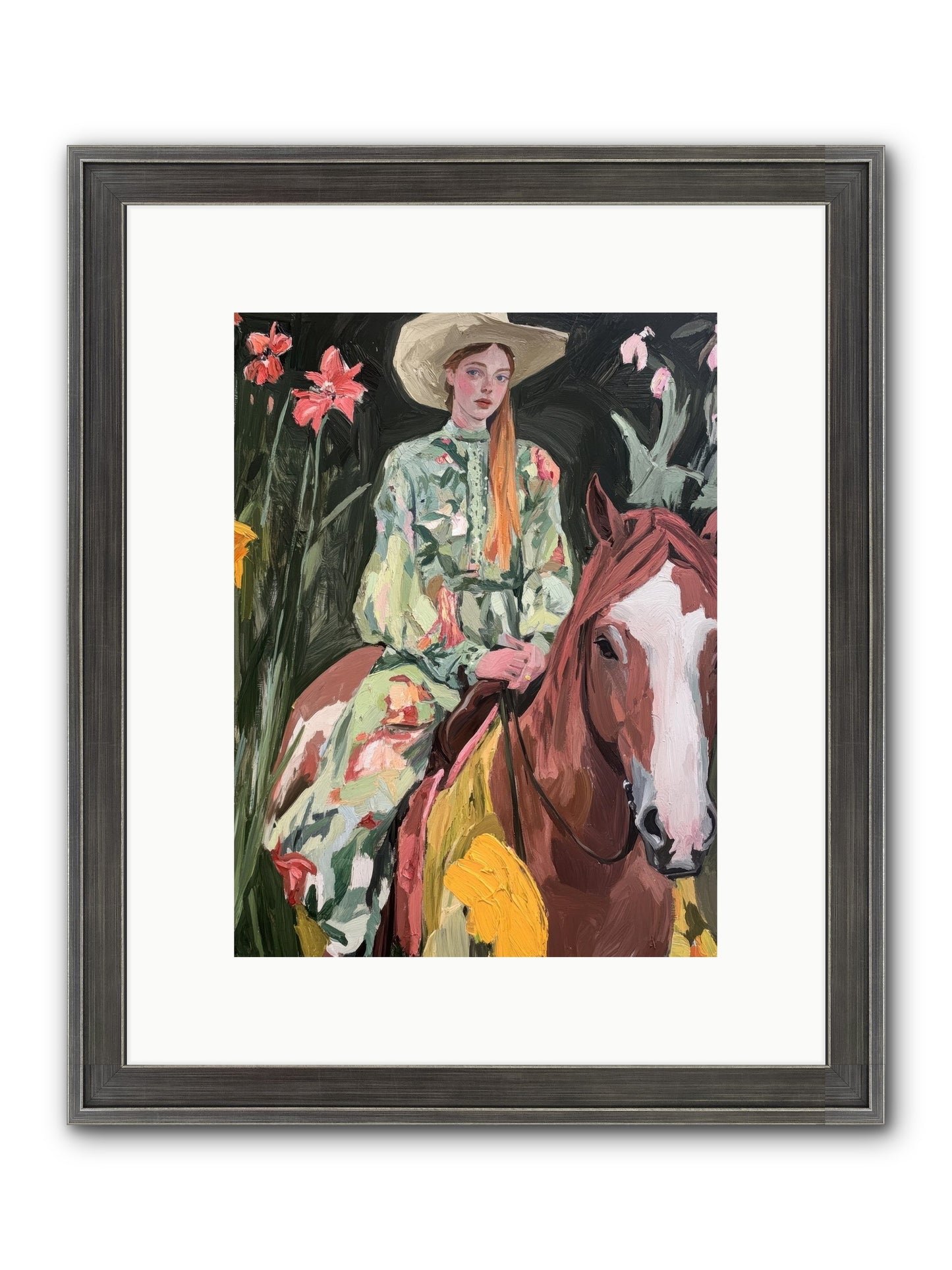 Pioneer Promise Framed Print - Slimwoods Black/Silver 9x12