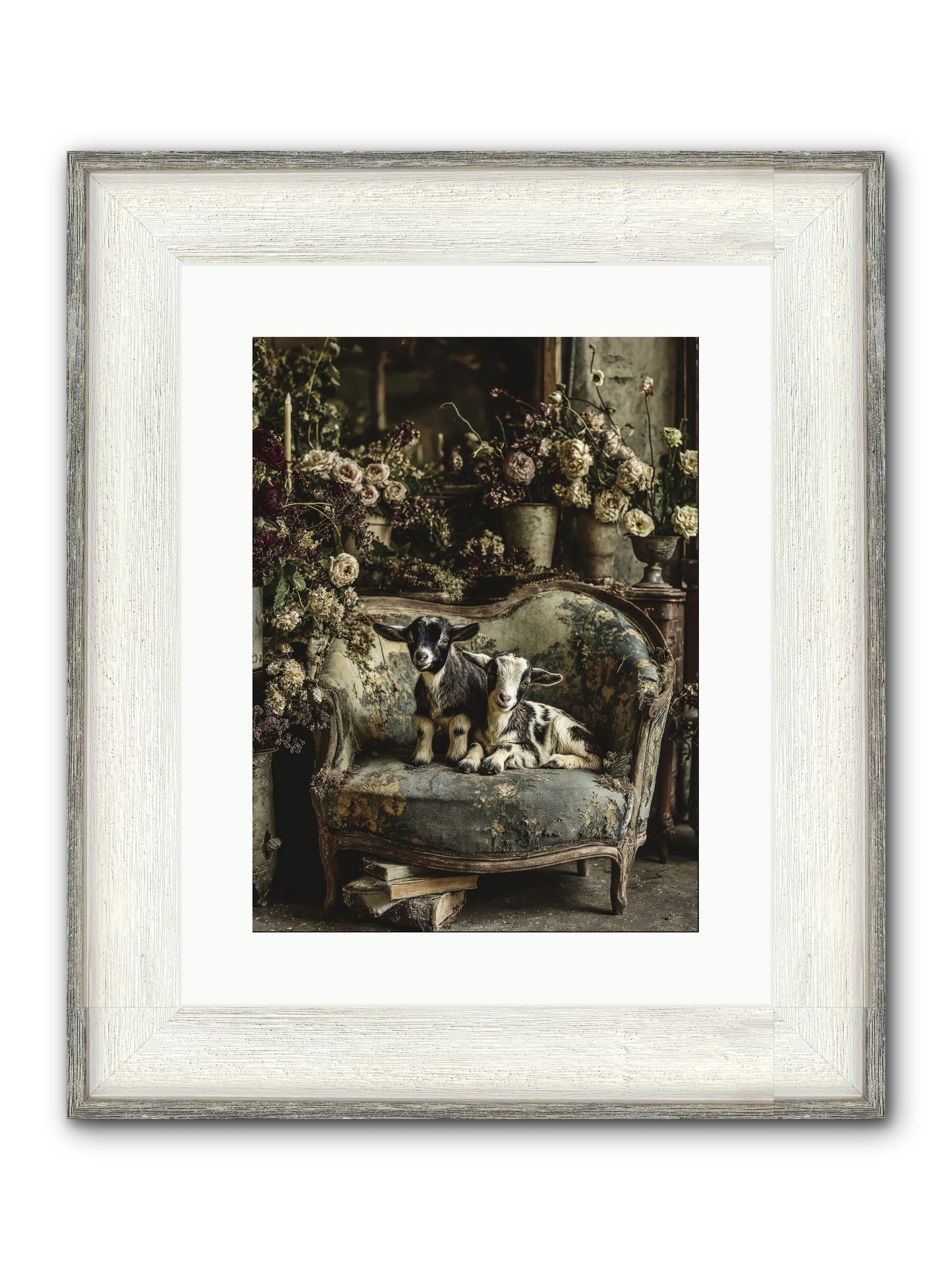 Pixie Dust Framed Print - Driftwood White 12x16