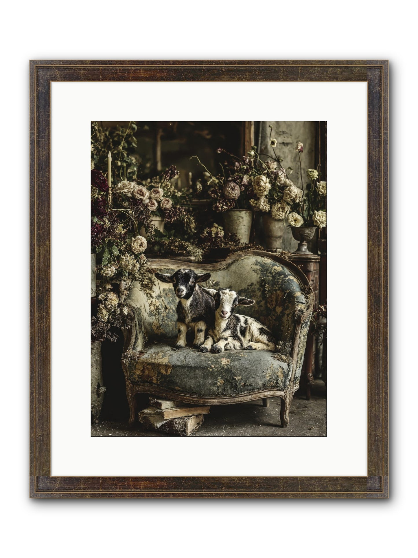Pixie Dust Framed Print - Slimwoods Black/Gold 12x16