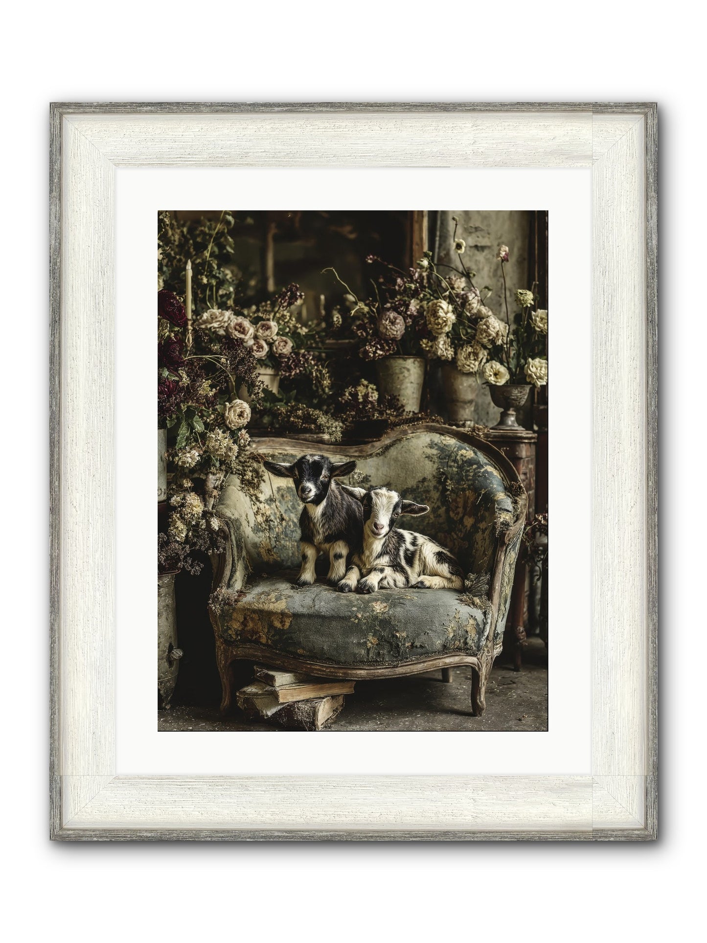 Pixie Dust Framed Print - Driftwood White 18x24