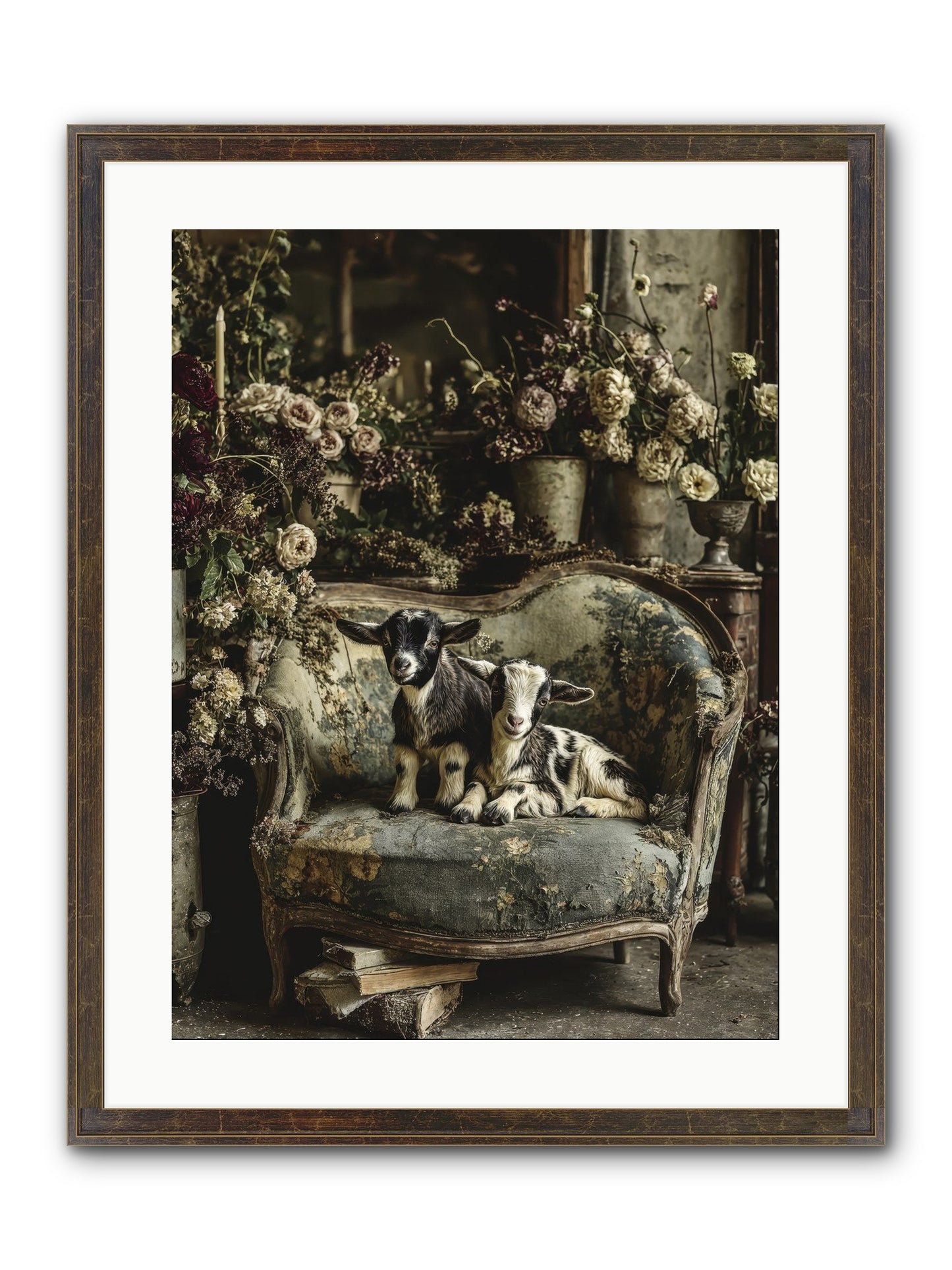 Pixie Dust Framed Print - Slimwoods Black/Gold 18x24