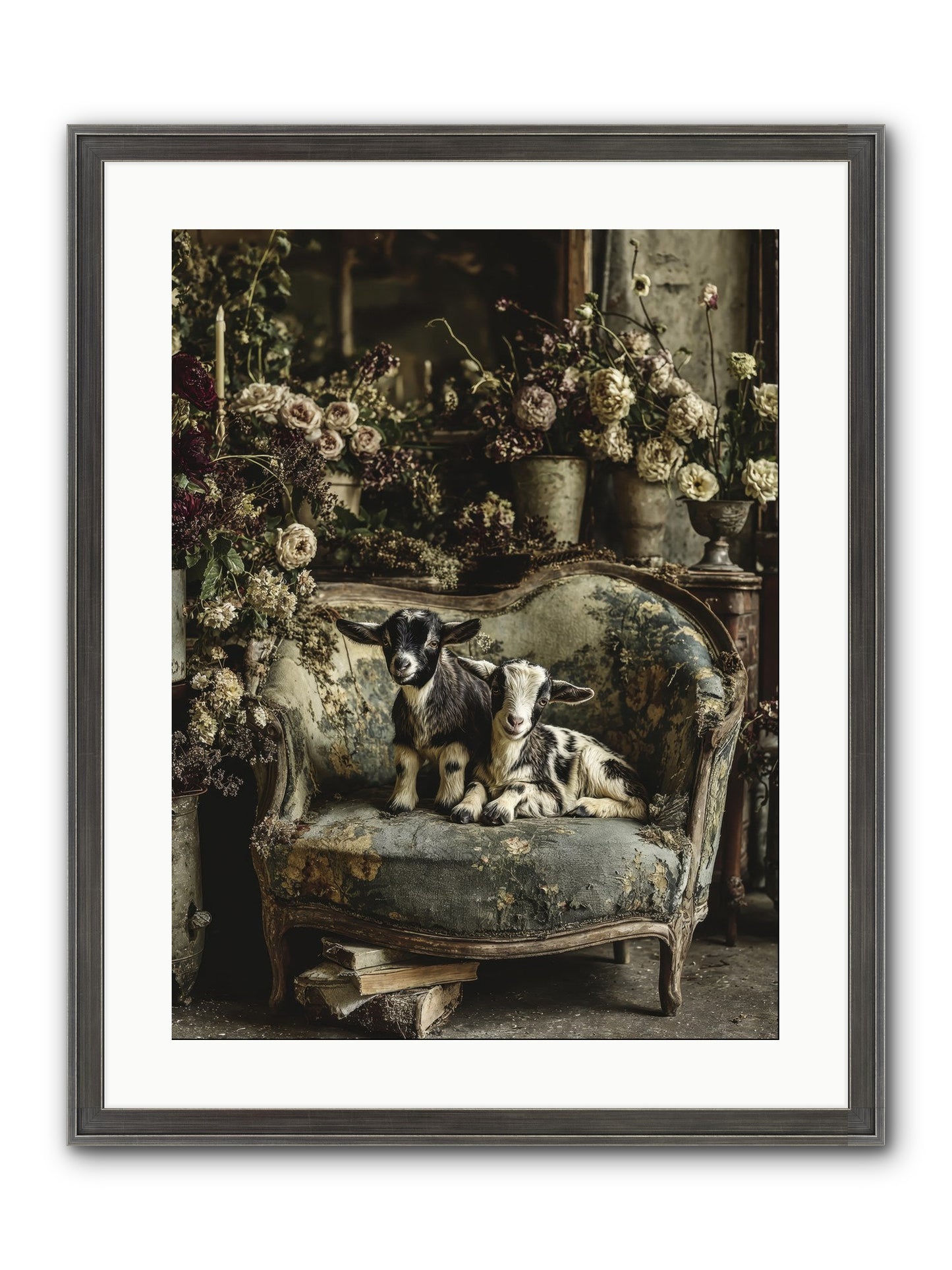Pixie Dust Framed Print - Slimwoods Black/Silver 18x24